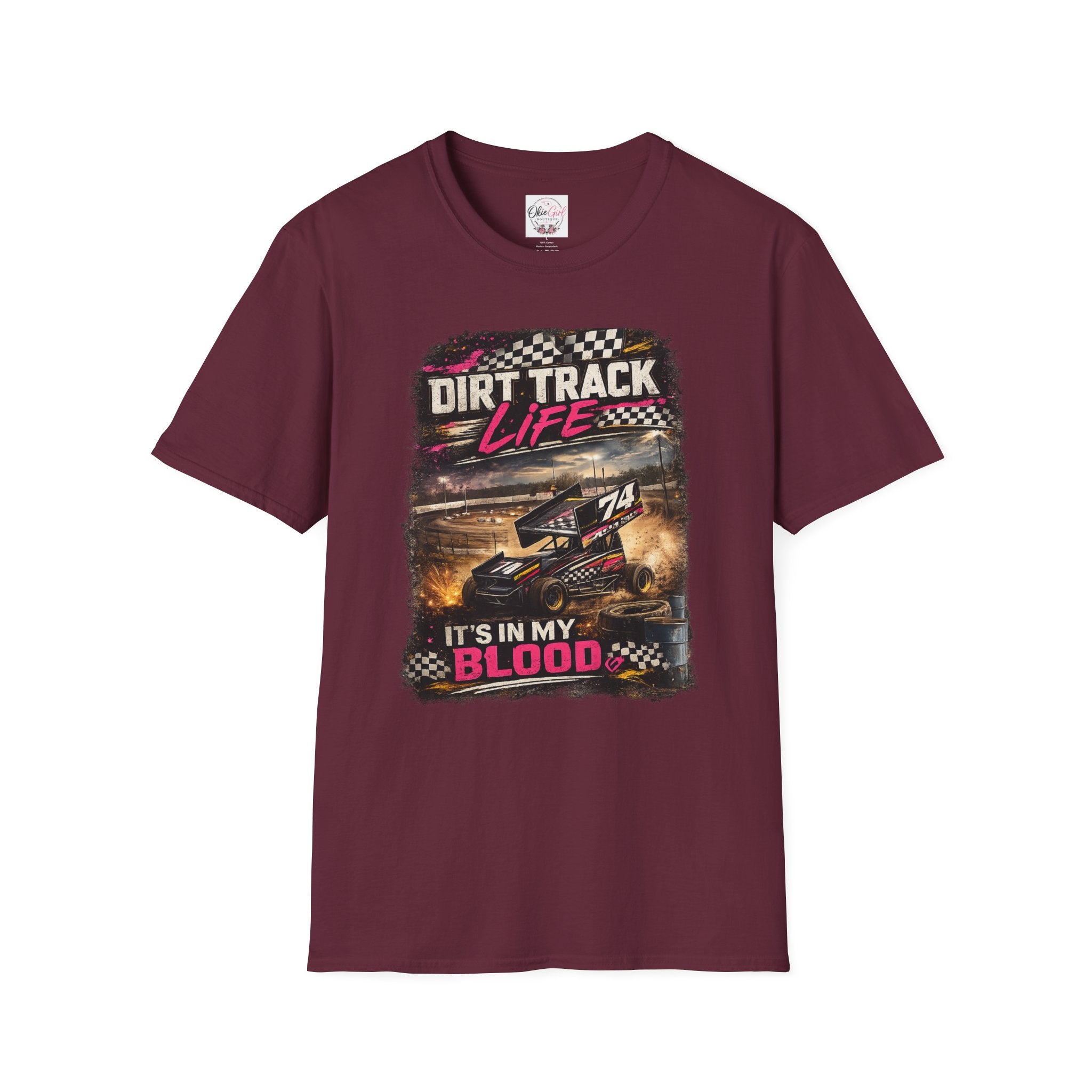 "It's In My Blood" Racing Tee