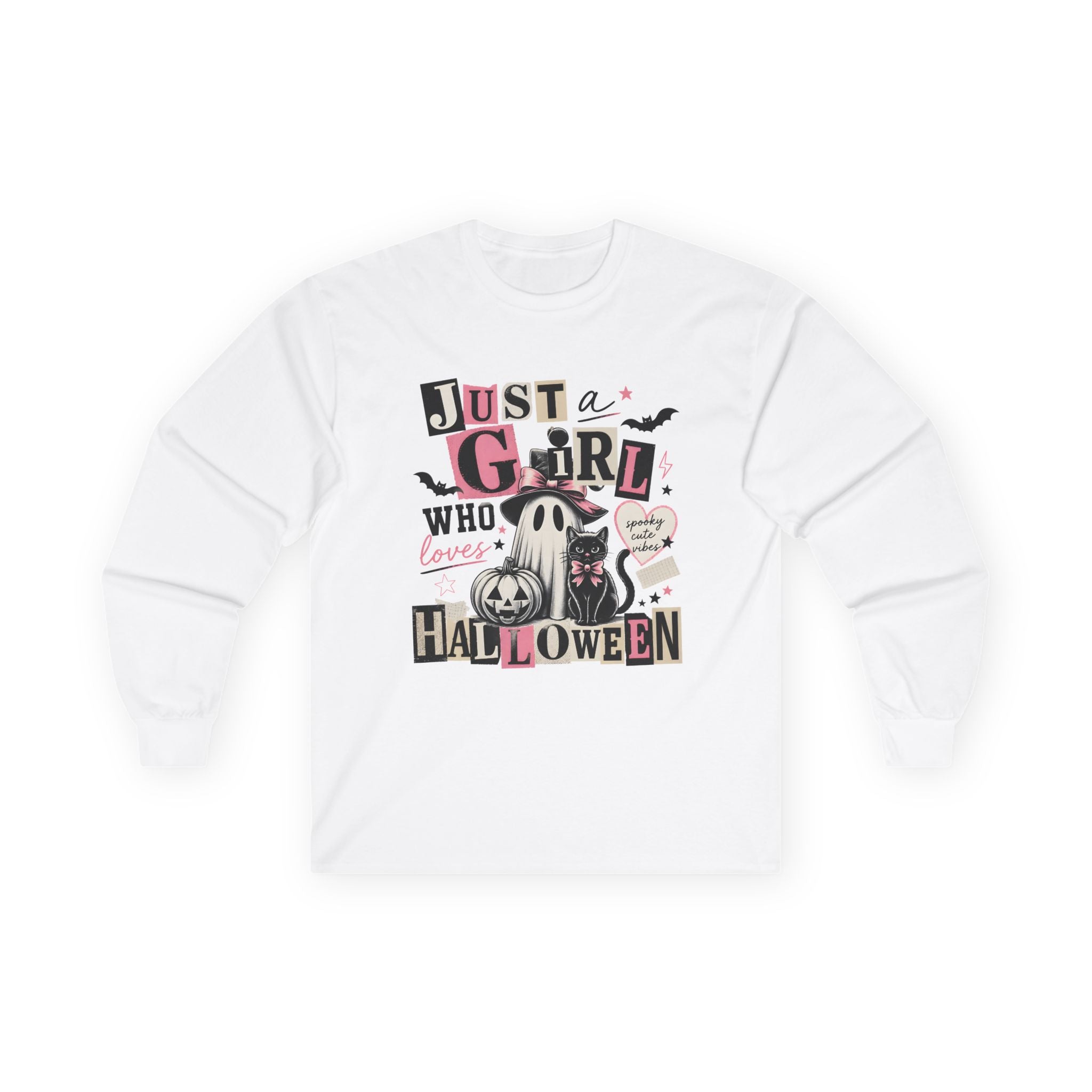Just a Girl Who Loves Halloween Long Sleeve Tee