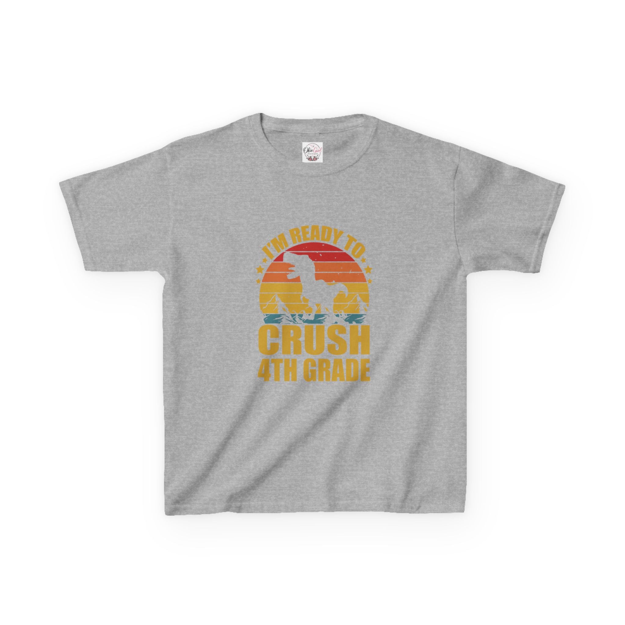 Kids 'I'm Ready to Crush 4th Grade' T-Shirt