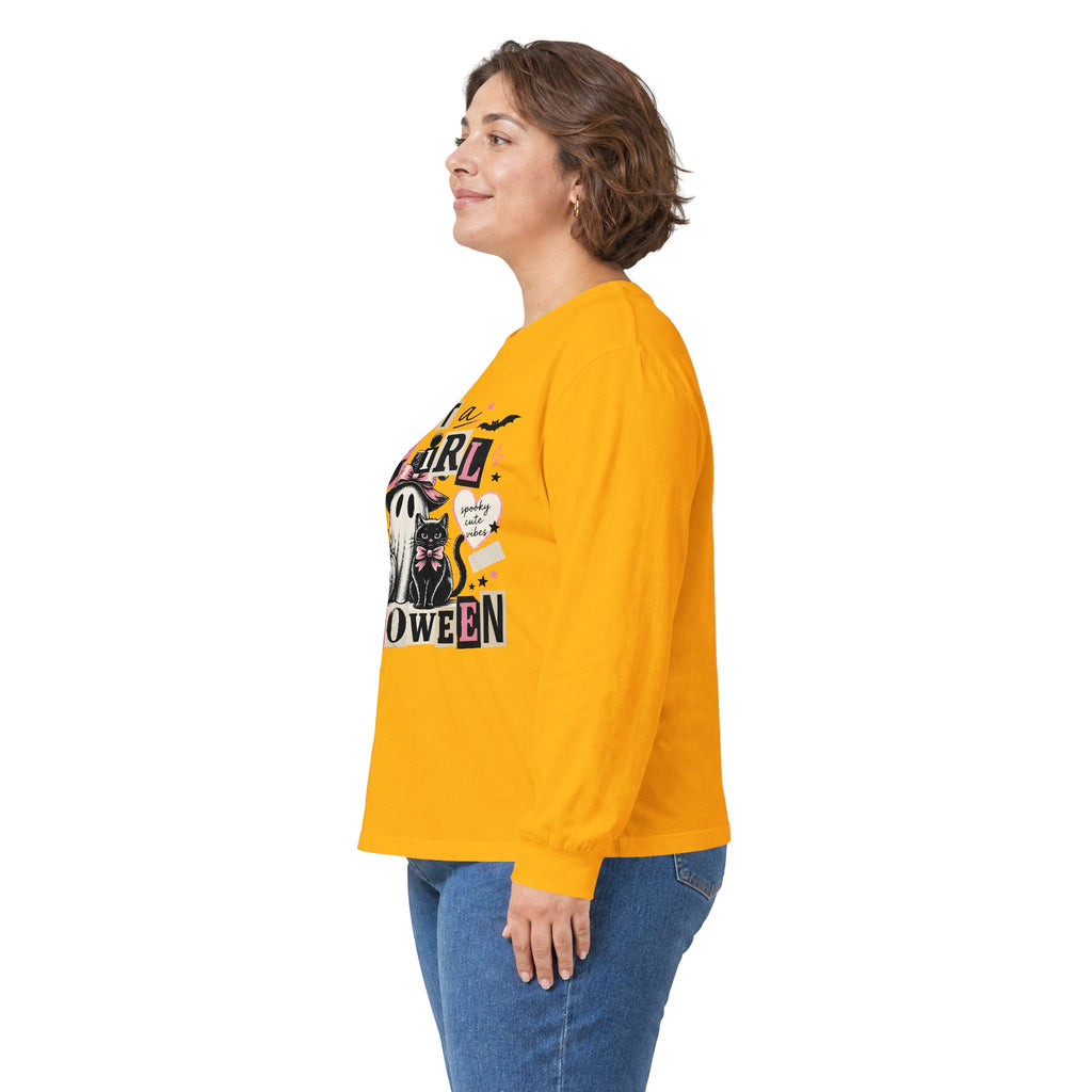 Just a Girl Who Loves Halloween Long Sleeve Tee