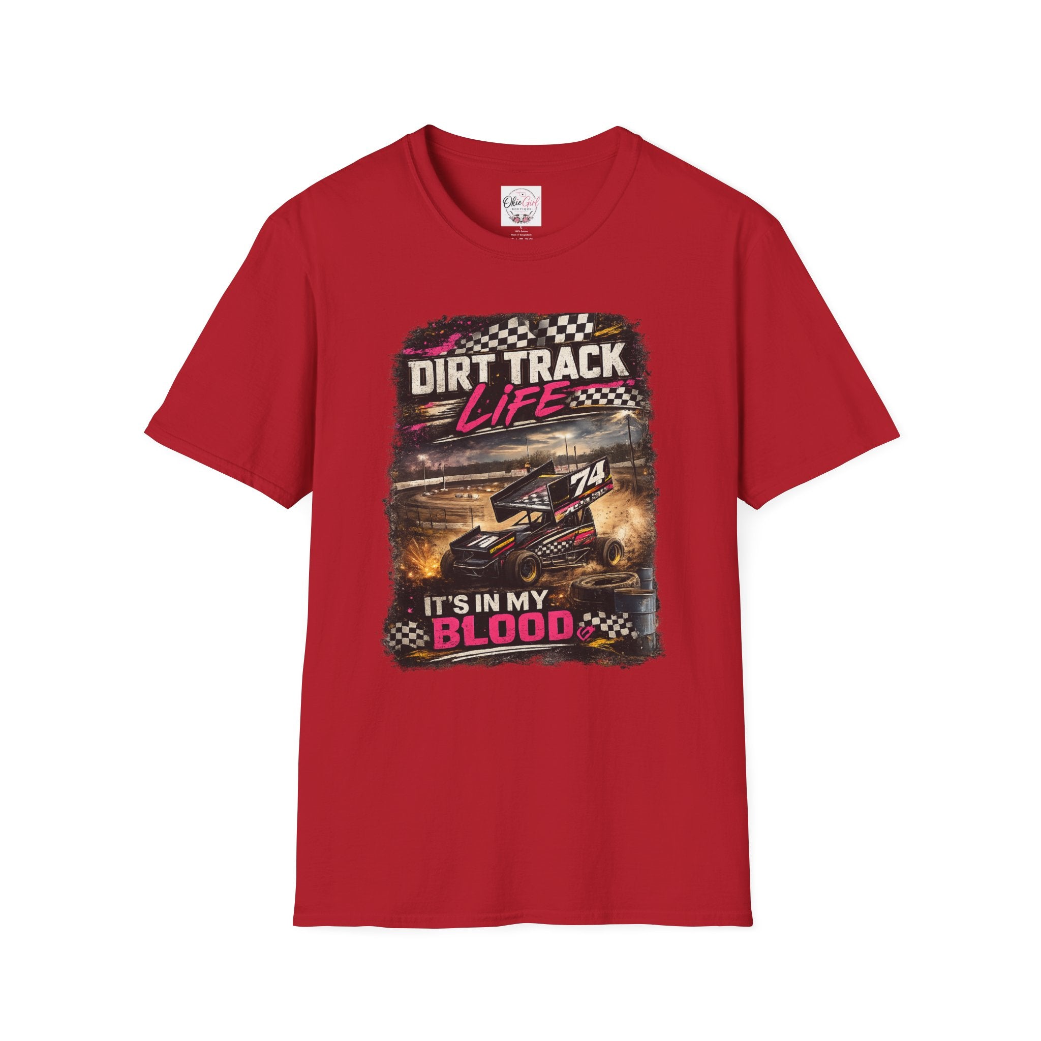 "It's In My Blood" Racing Tee