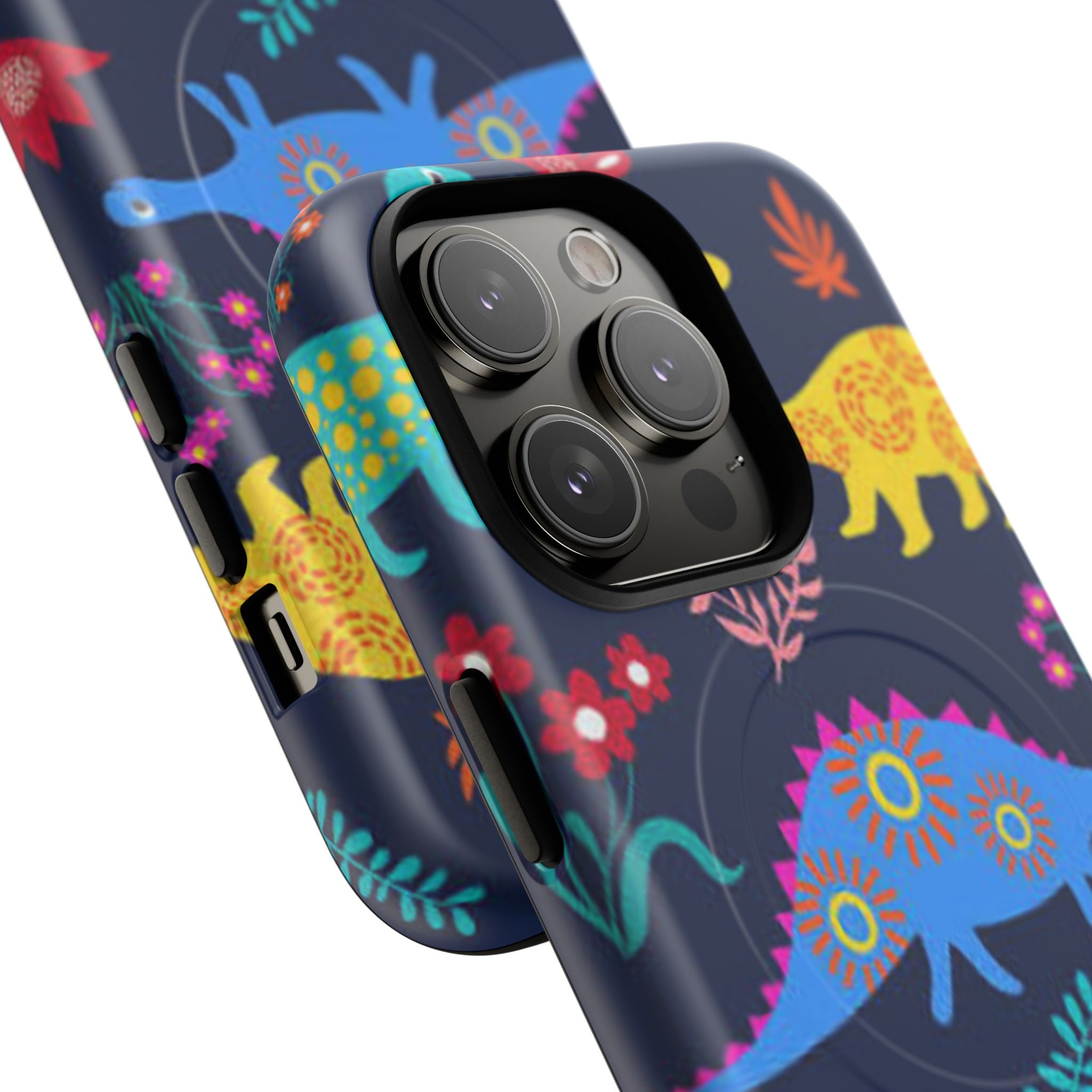 Dino Floral Tough Magnetic Phone Case