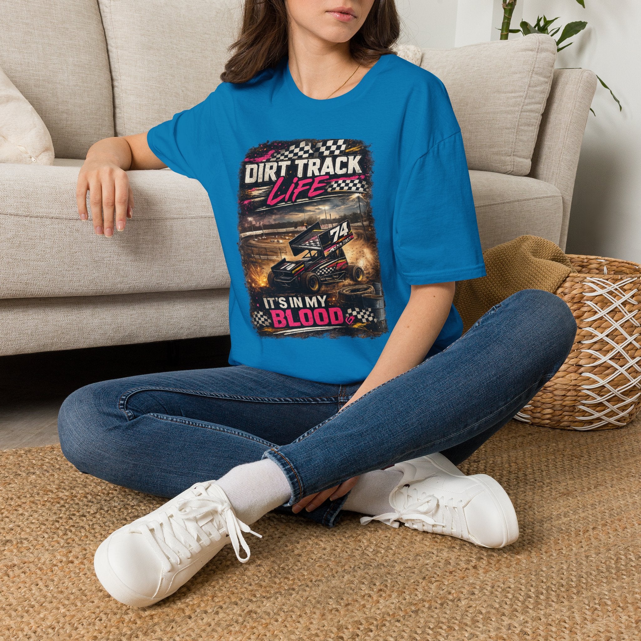 "It's In My Blood" Racing Tee