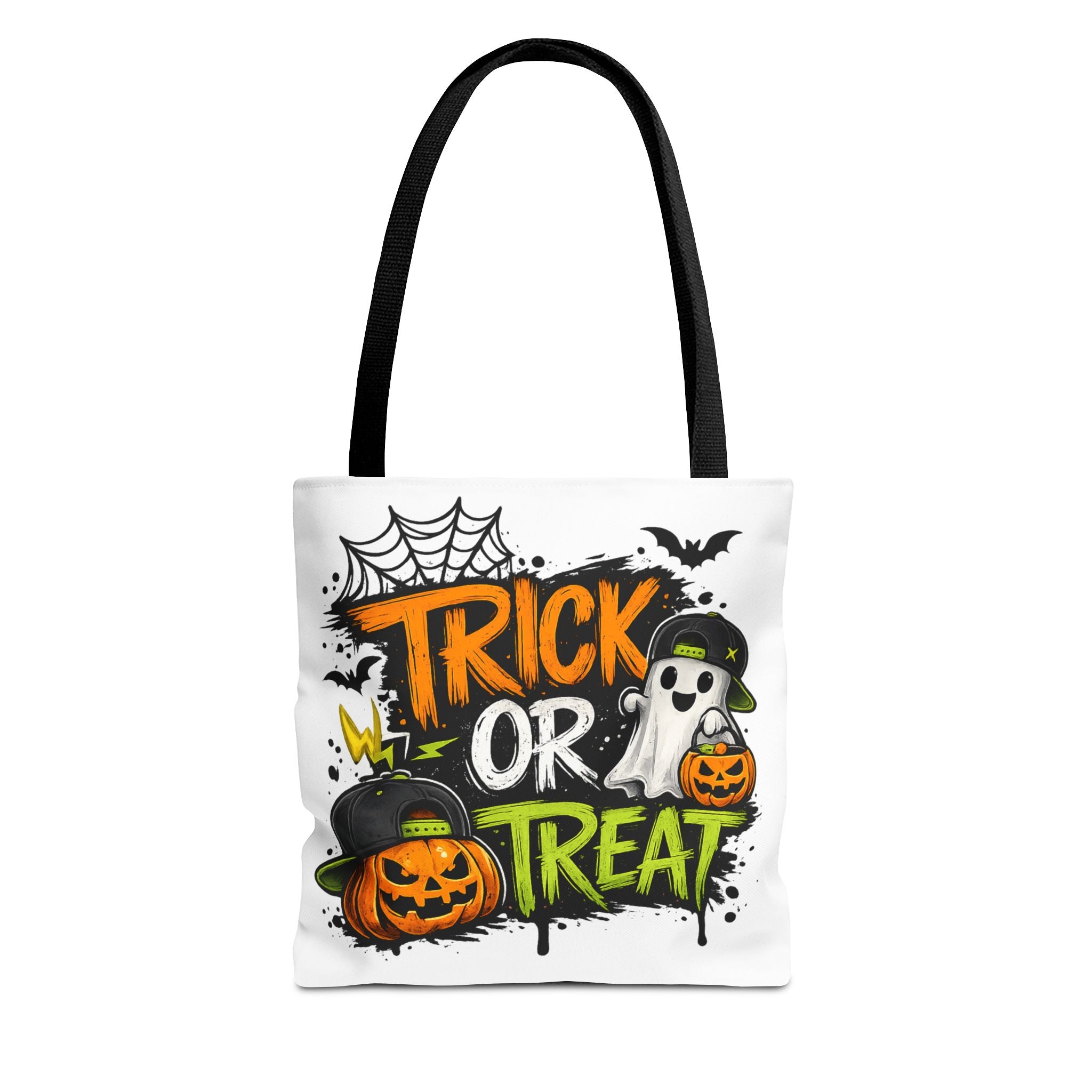 Boys Halloween Trick or Treat Tote Bag- with personalize name