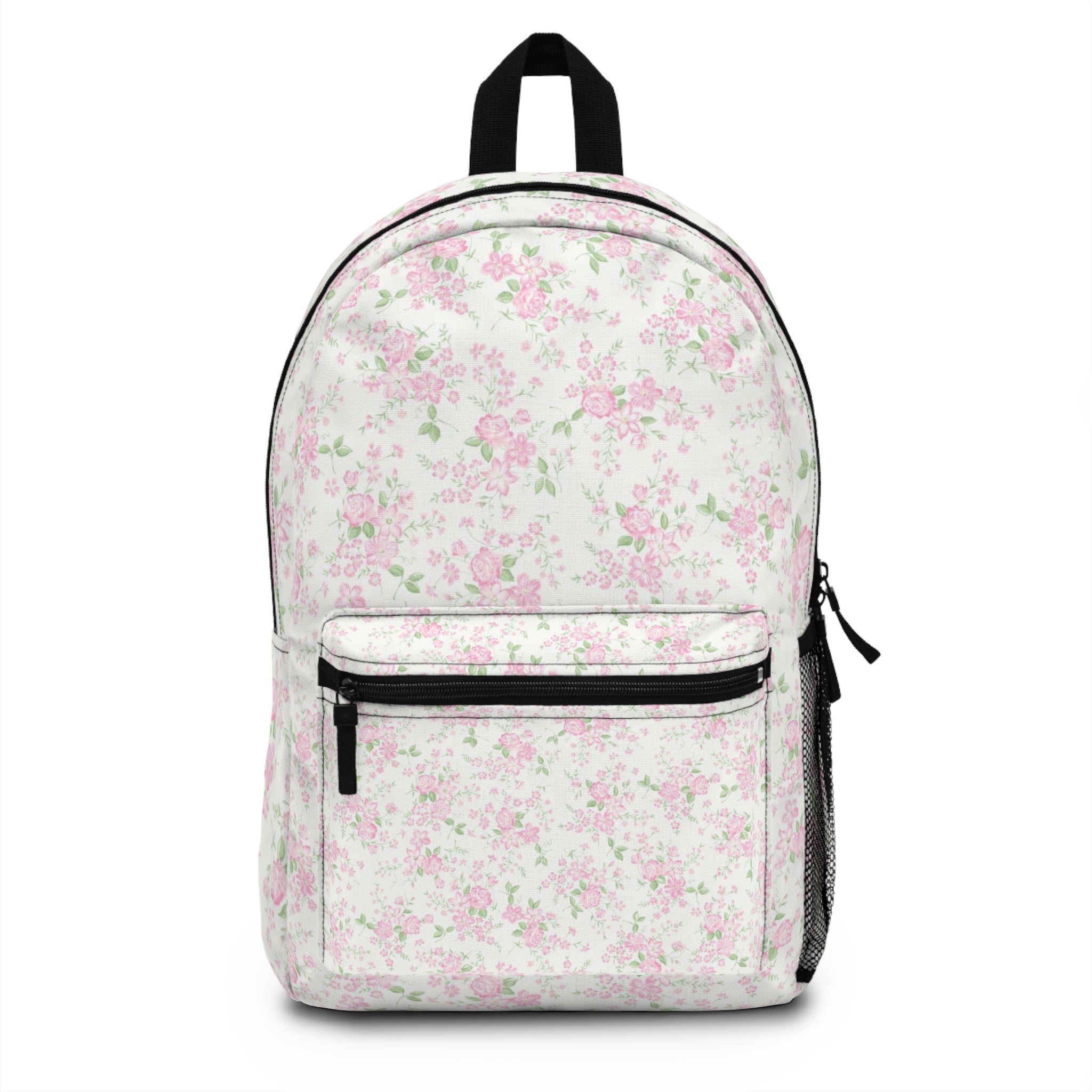 Floral Pink Rose Backpack