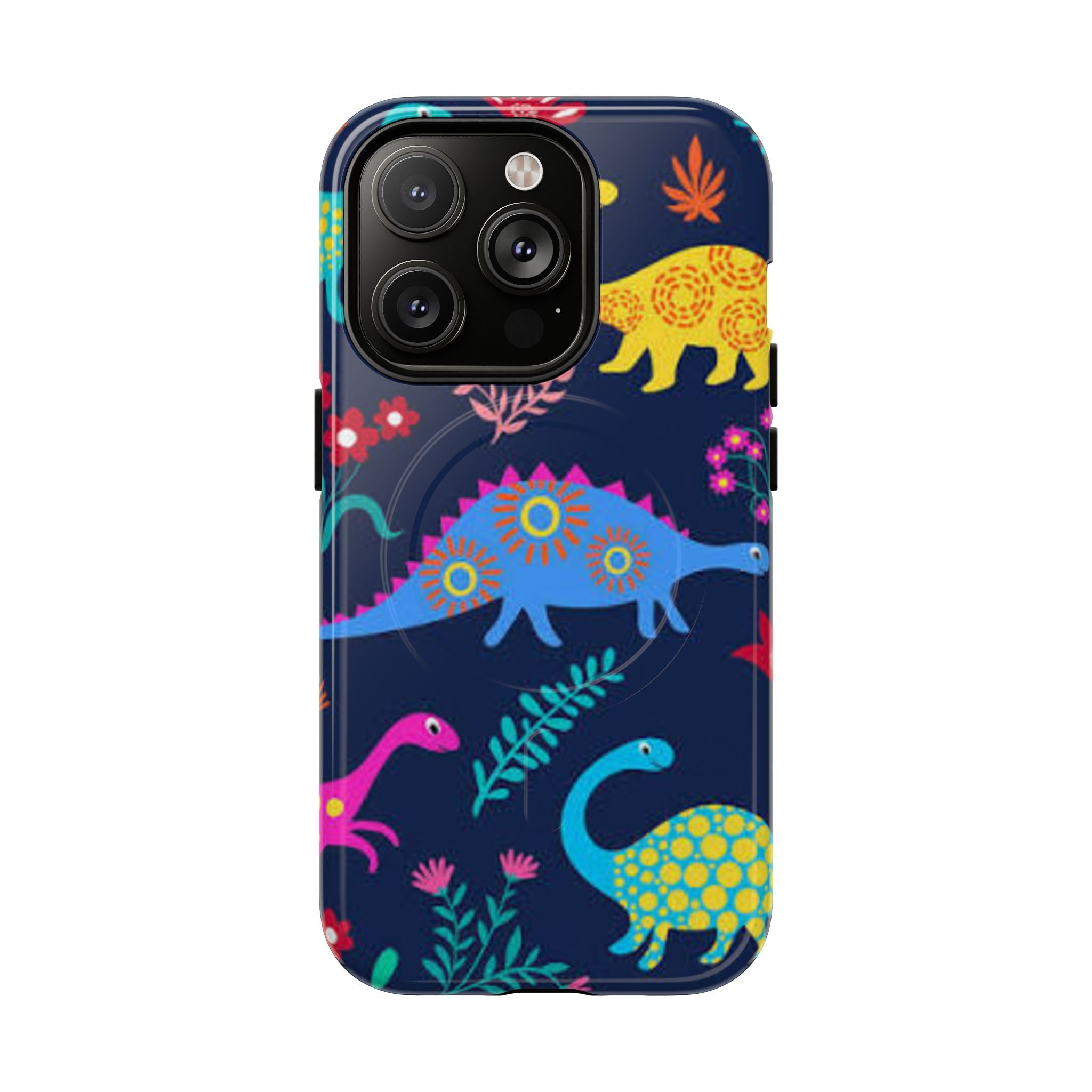 Dino Floral Tough Magnetic Phone Case