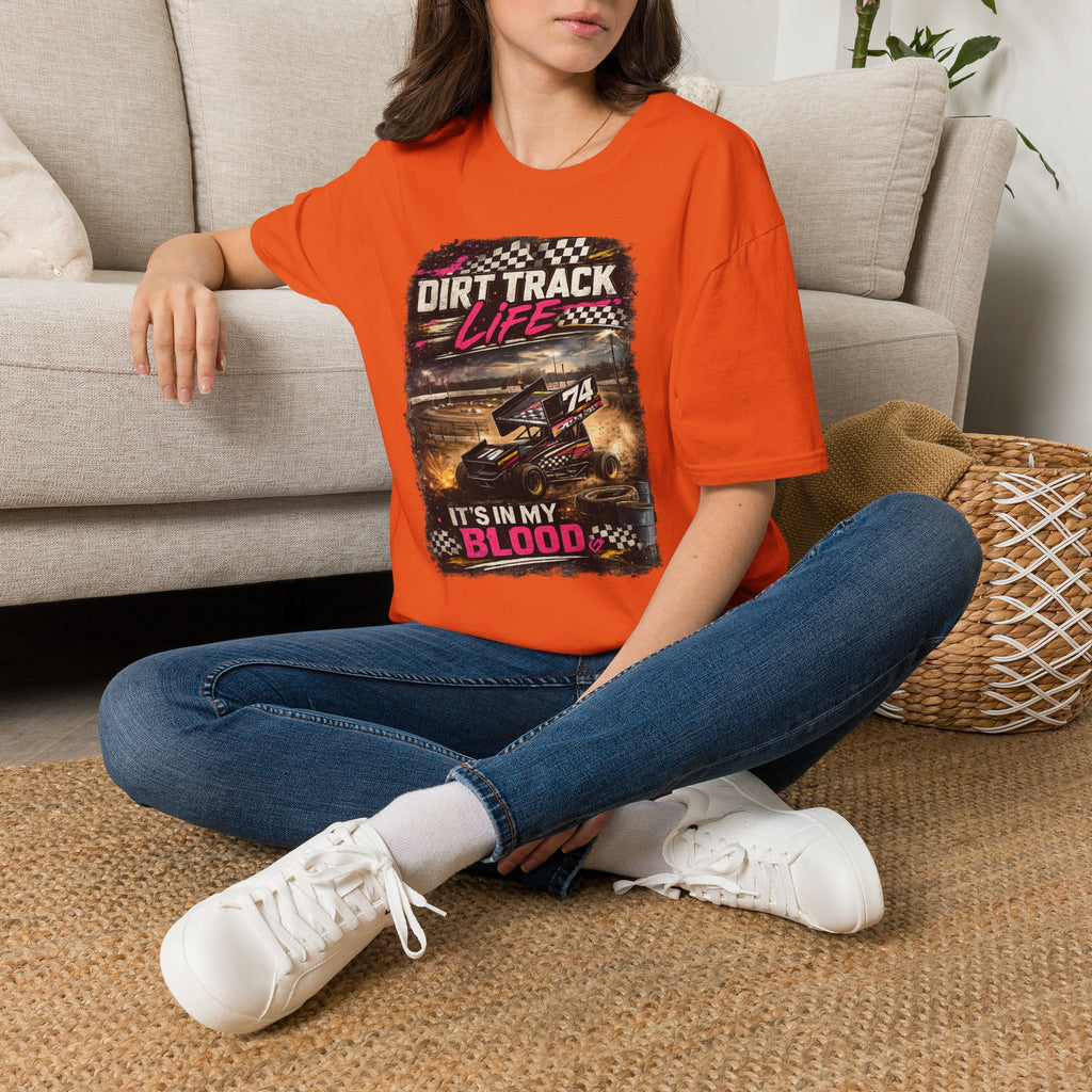 "It's In My Blood" Racing Tee