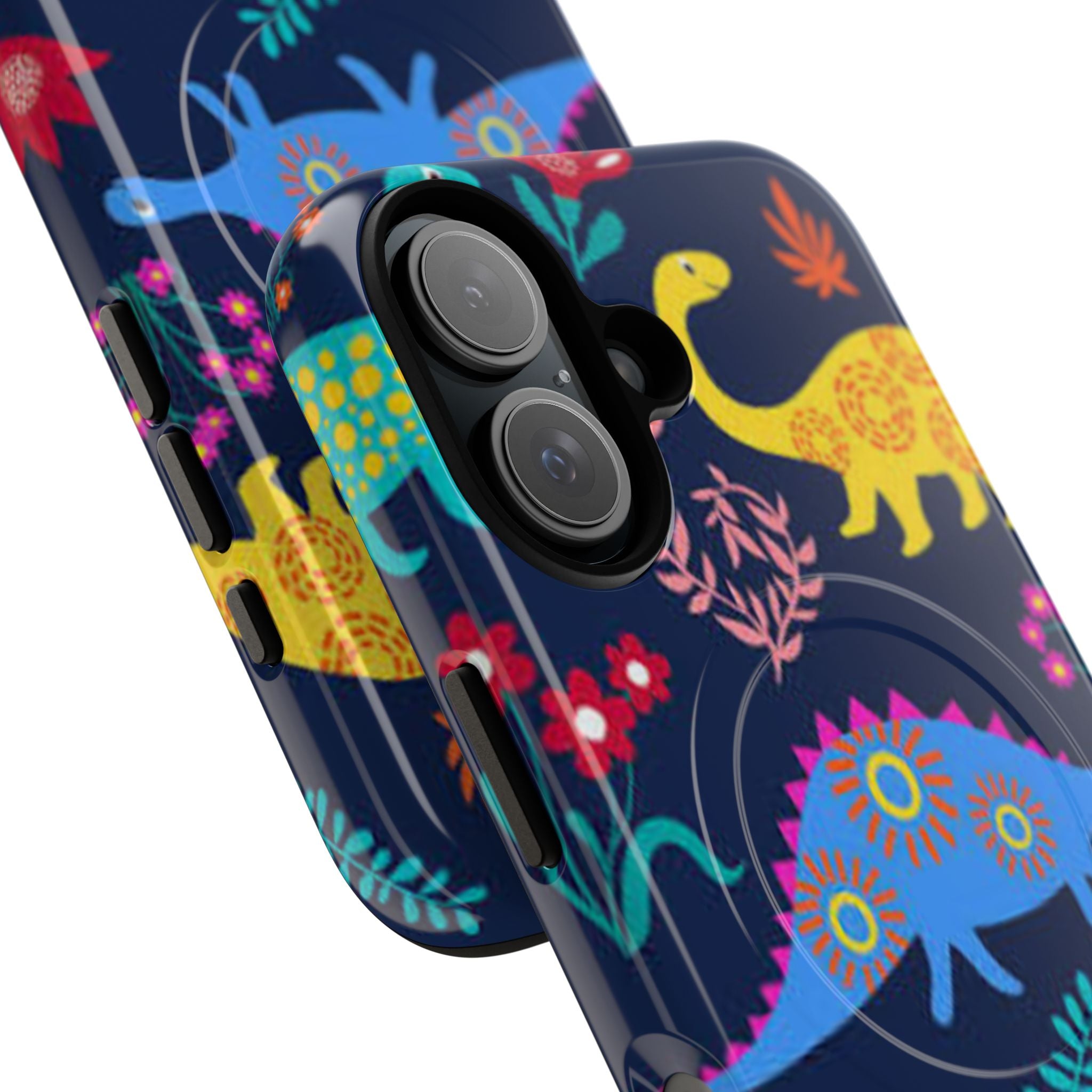 Dino Floral Tough Magnetic Phone Case