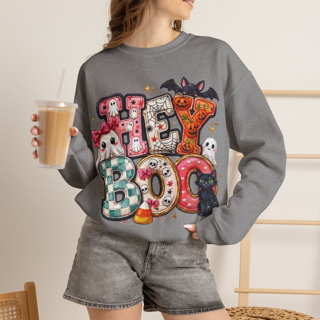 Halloween 'Hey Boo' Sweatshirt