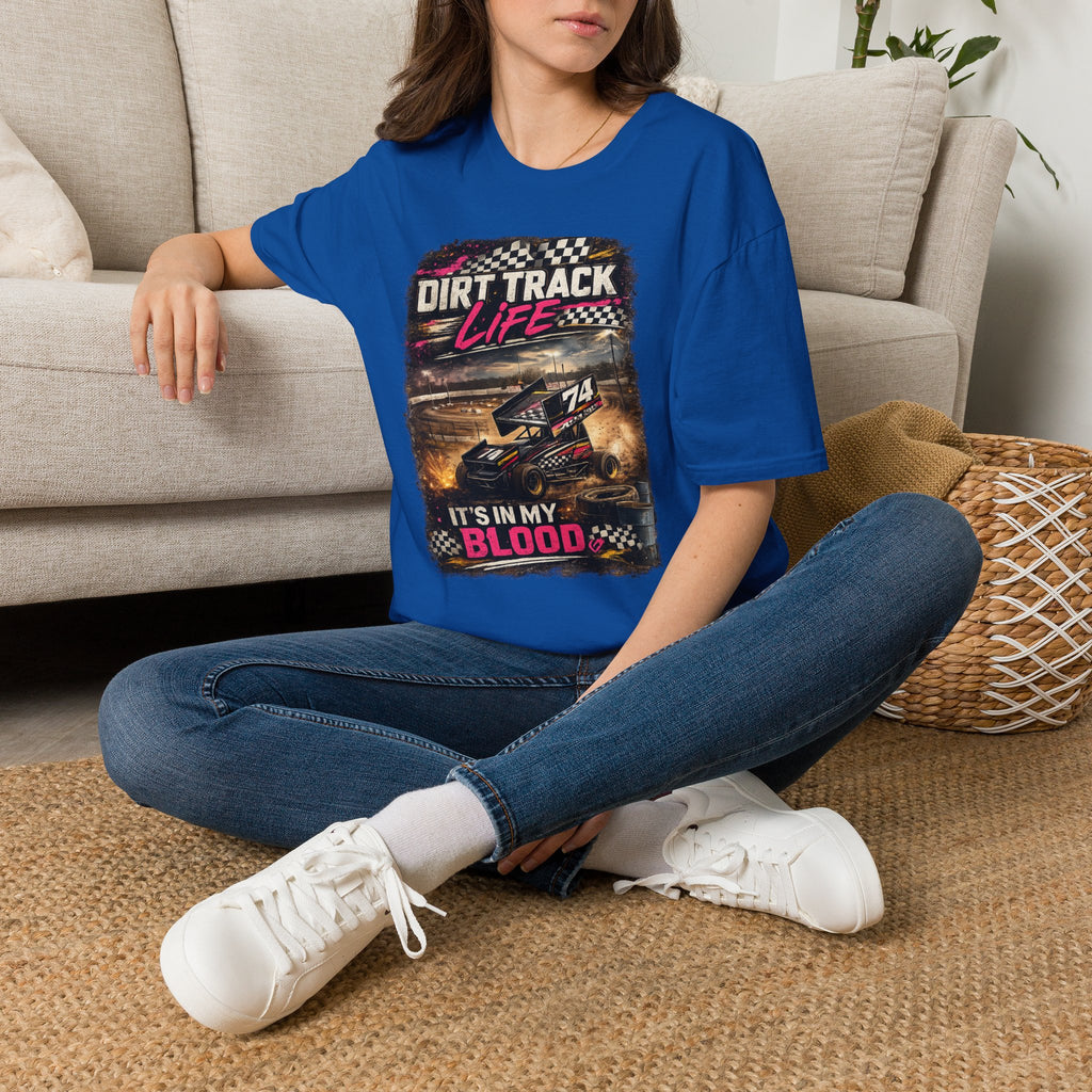 "It's In My Blood" Racing Tee