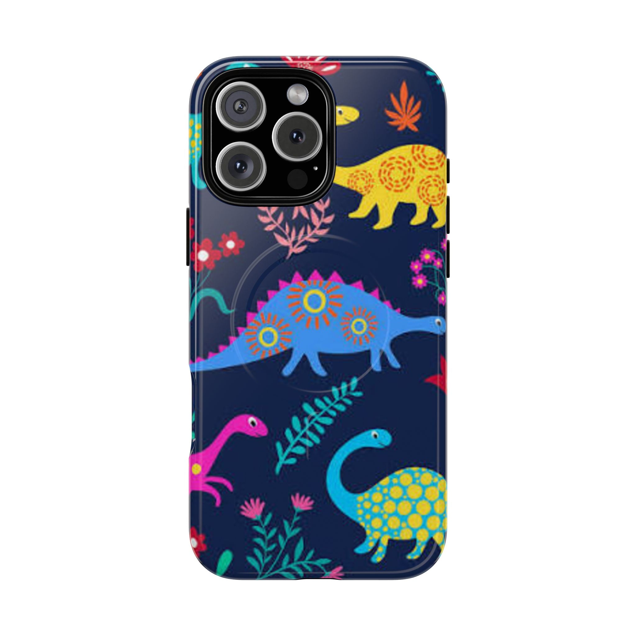 Dino Floral Tough Magnetic Phone Case