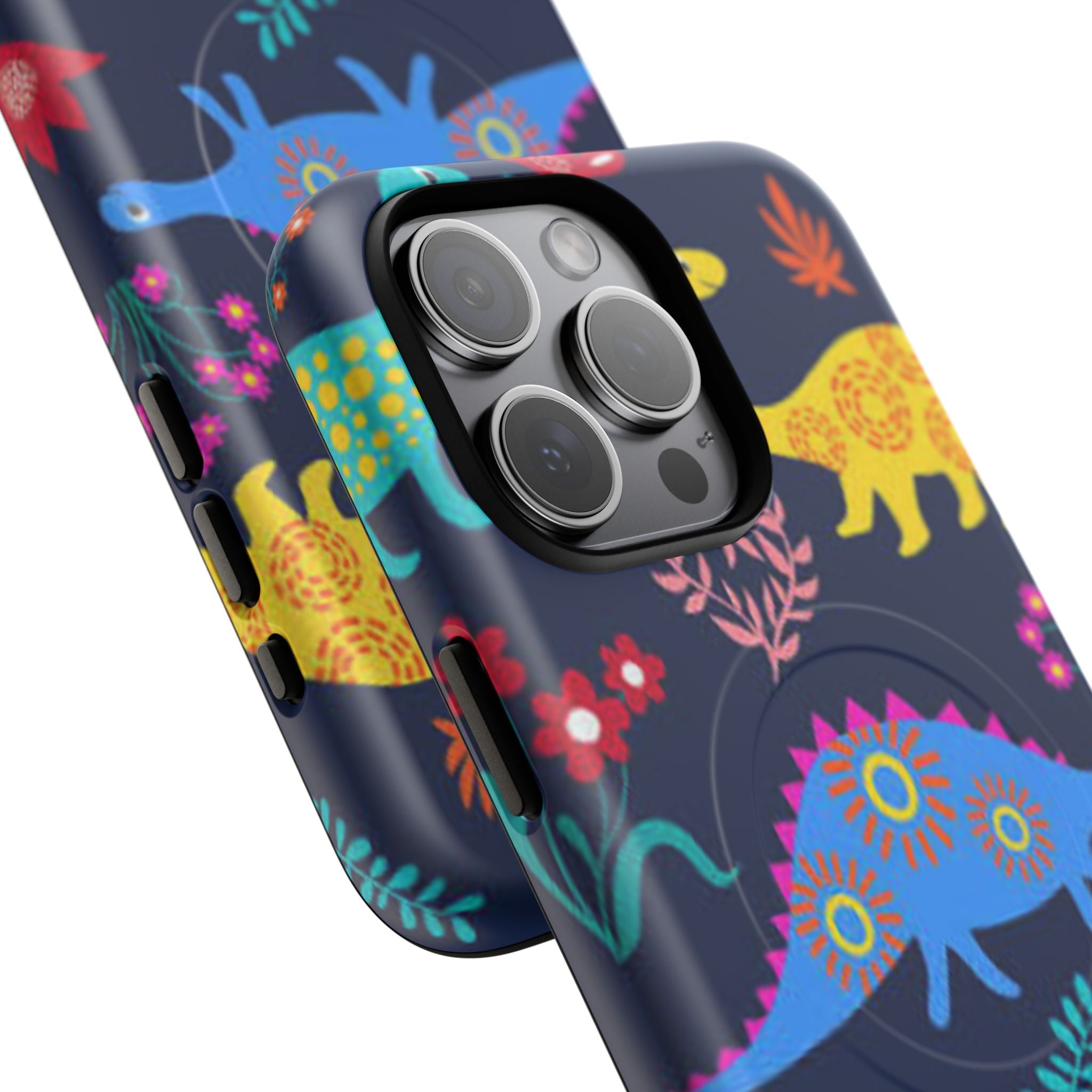 Dino Floral Tough Magnetic Phone Case