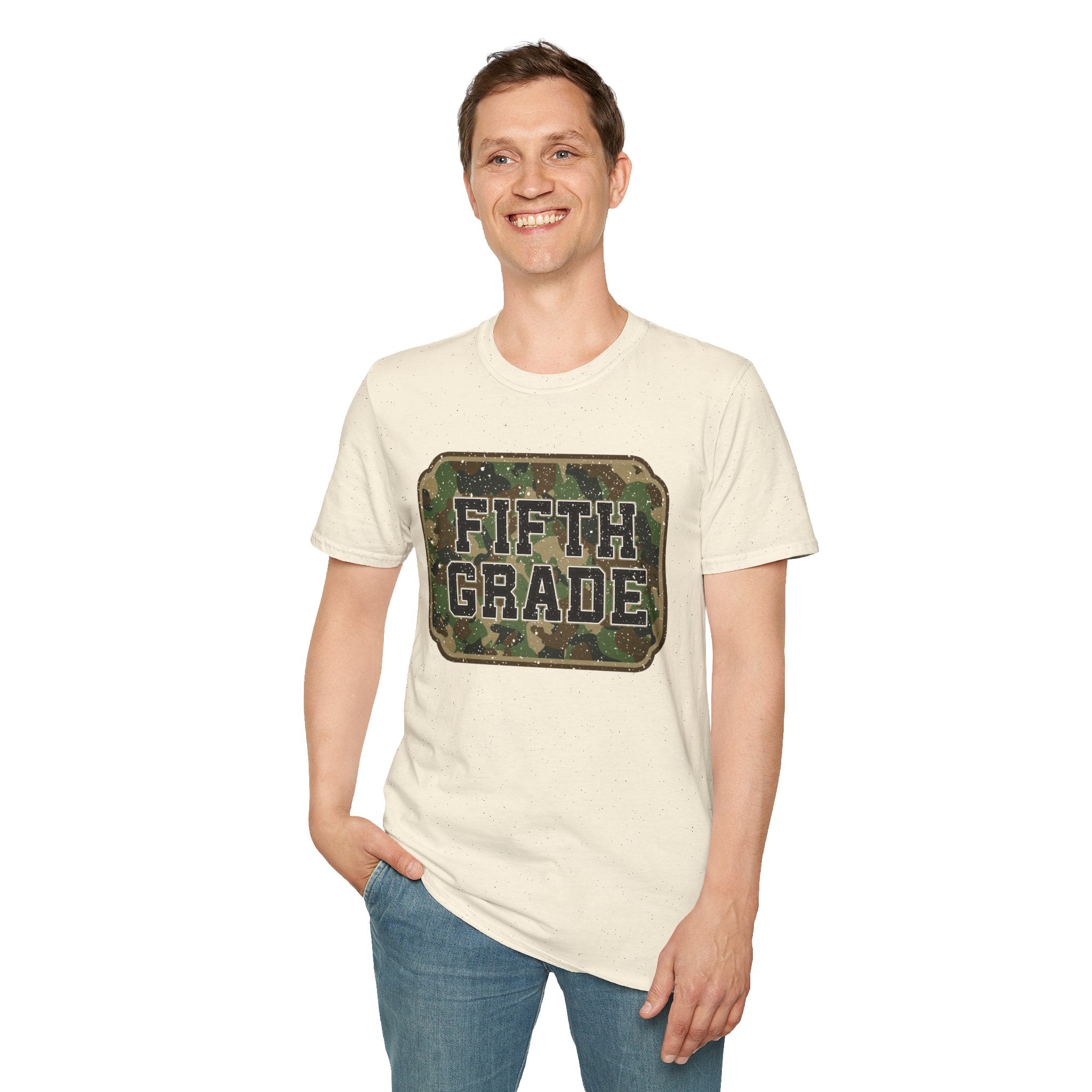 Fifth Grade Camo  (adult)  T-Shirt