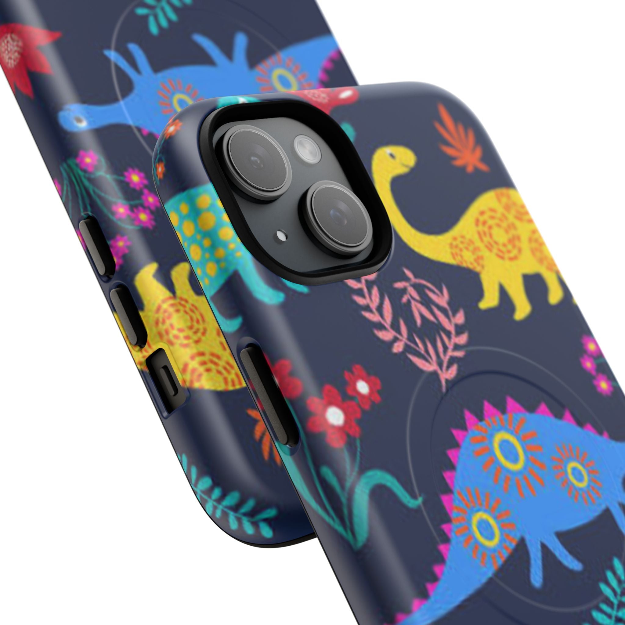 Dino Floral Tough Magnetic Phone Case