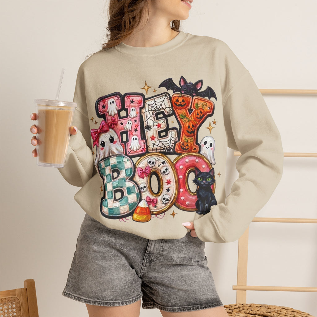 Halloween 'Hey Boo' Sweatshirt