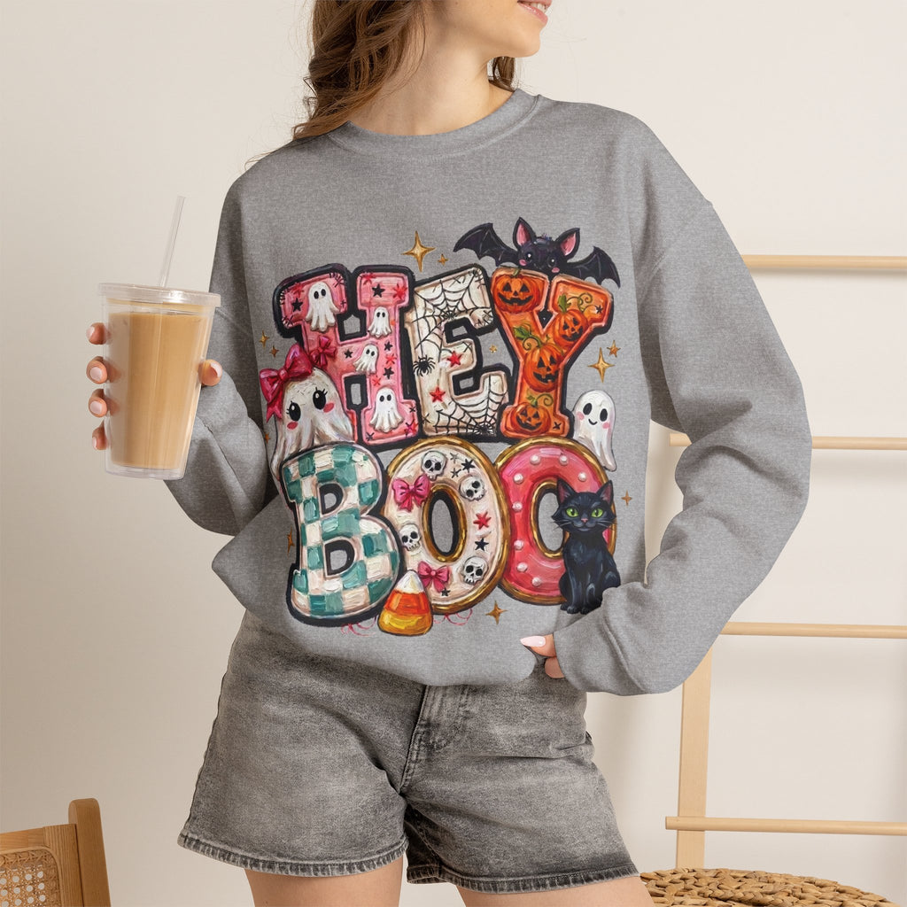 Halloween 'Hey Boo' Sweatshirt