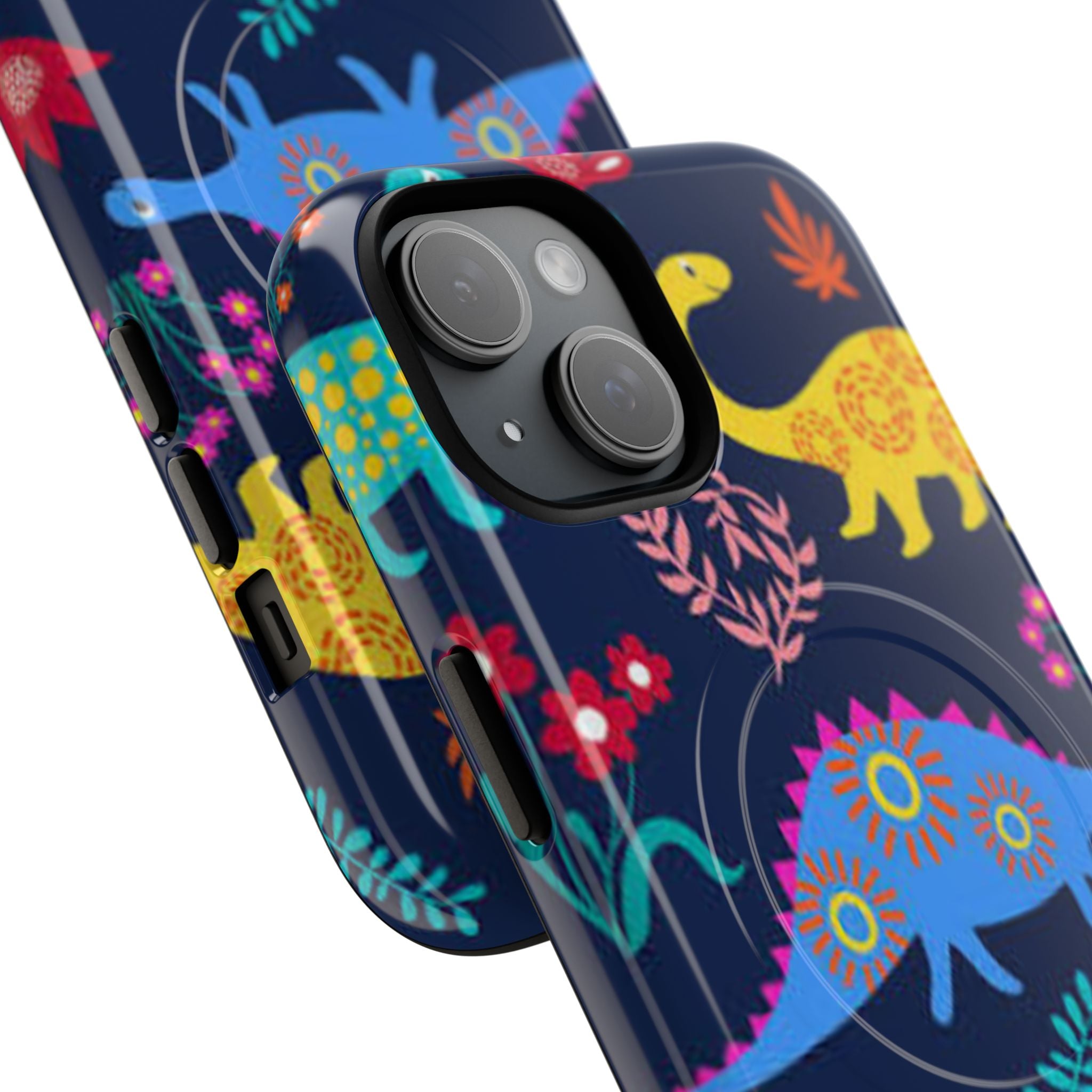 Dino Floral Tough Magnetic Phone Case