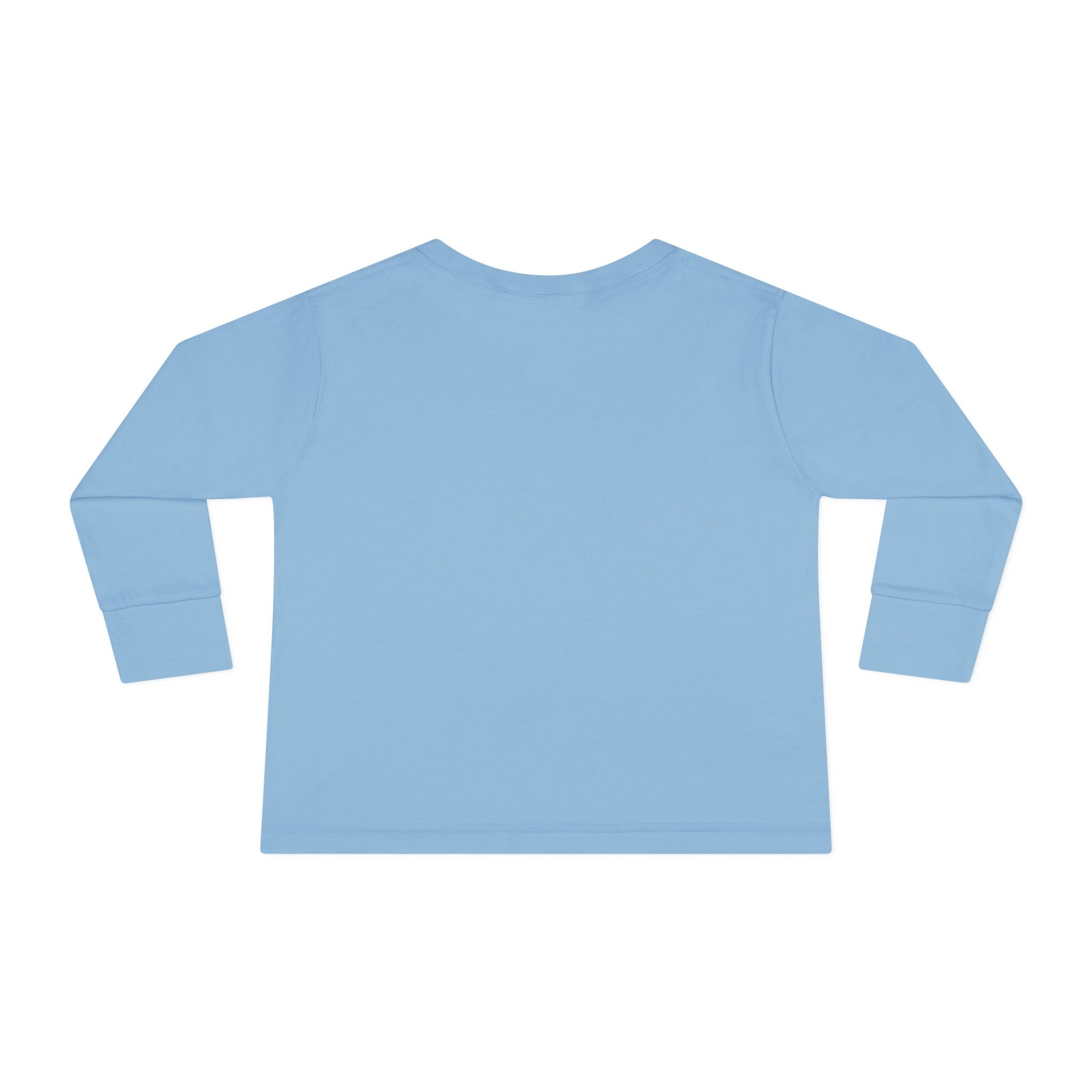 Love Cow Toddler Long Sleeve Tee — Cute Farm Animal Heart Design