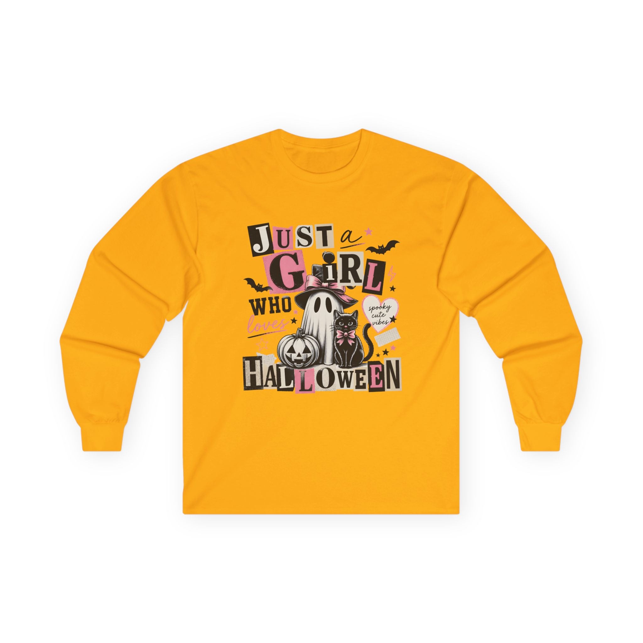 Just a Girl Who Loves Halloween Long Sleeve Tee