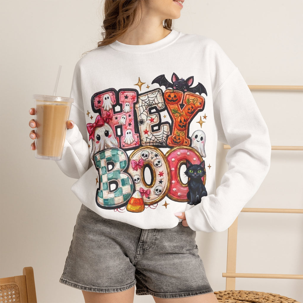 Halloween 'Hey Boo' Sweatshirt