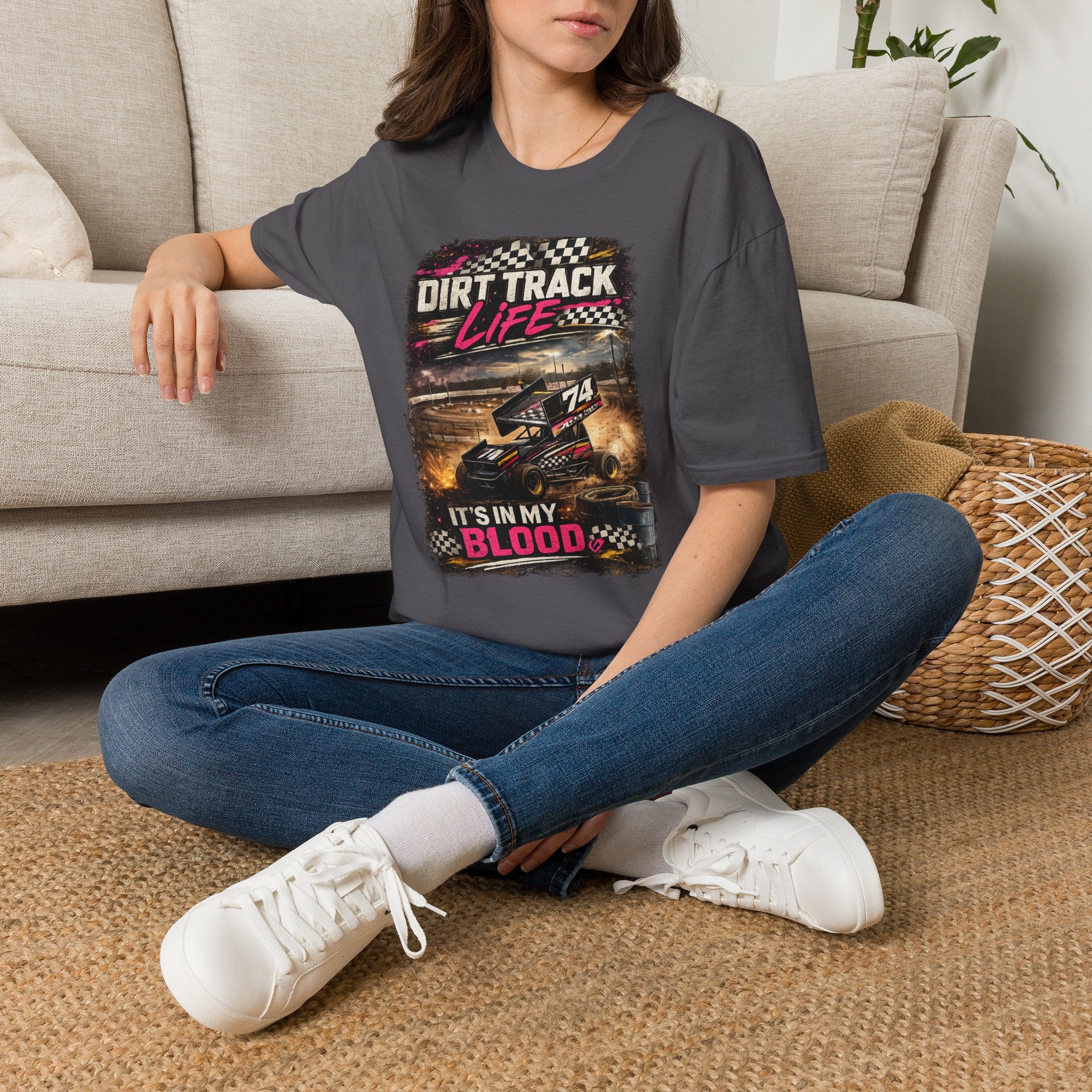 "It's In My Blood" Racing Tee