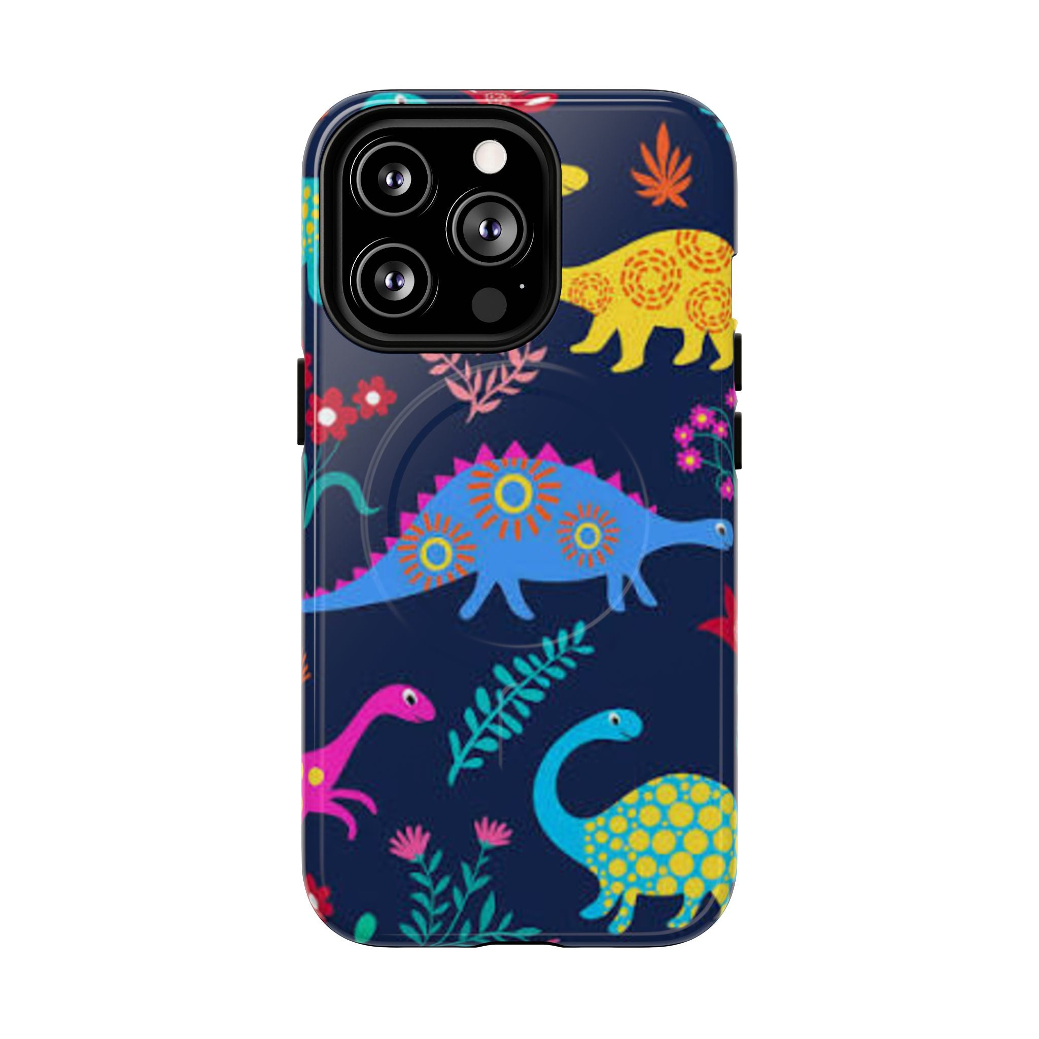 Dino Floral Tough Magnetic Phone Case