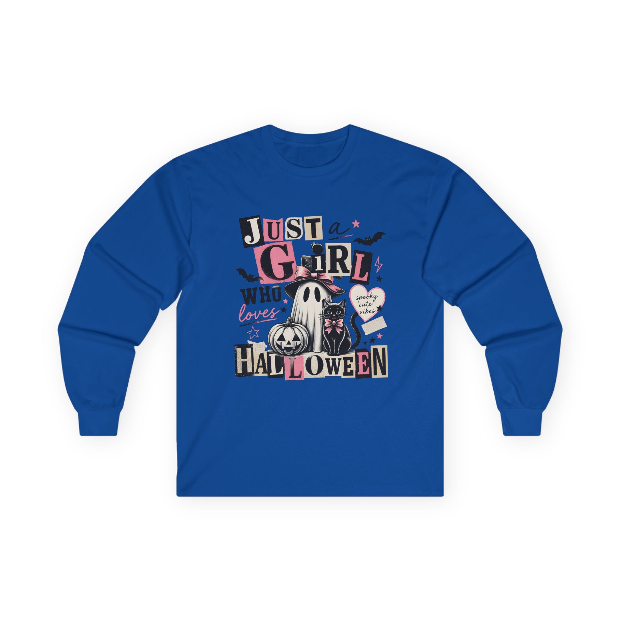 Just a Girl Who Loves Halloween Long Sleeve Tee