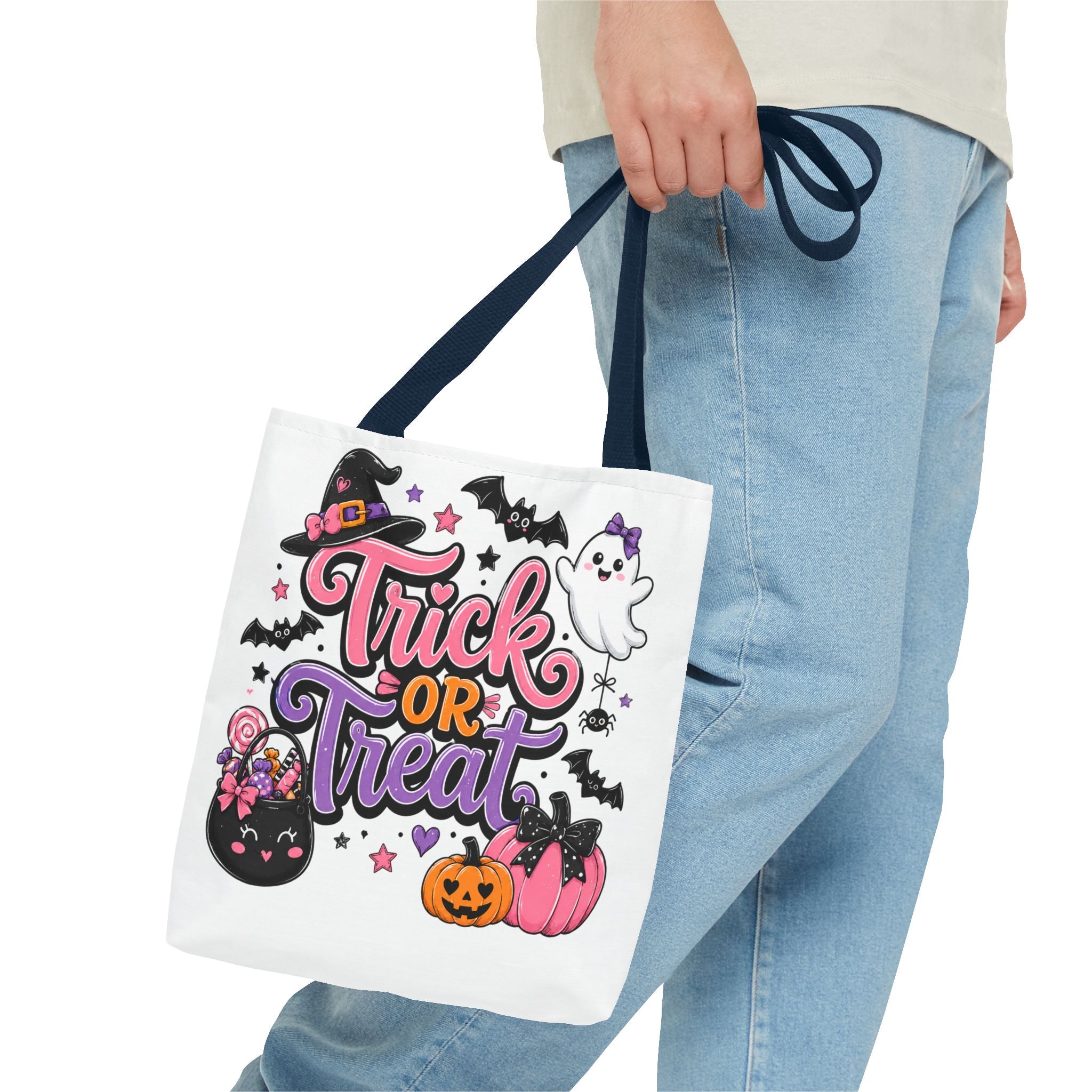 Halloween Trick or Treat Tote Bag — customize with child’s name