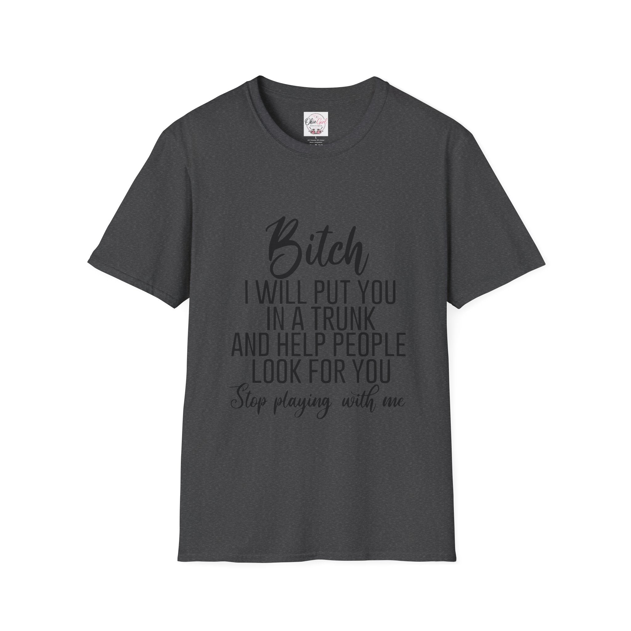Hide you in the trunk shirt without anything on back