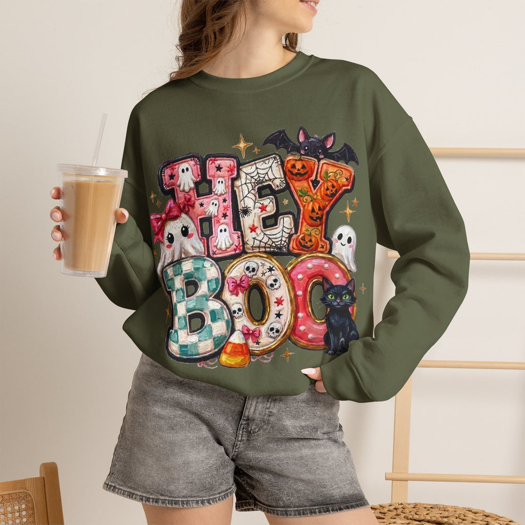 Halloween 'Hey Boo' Sweatshirt