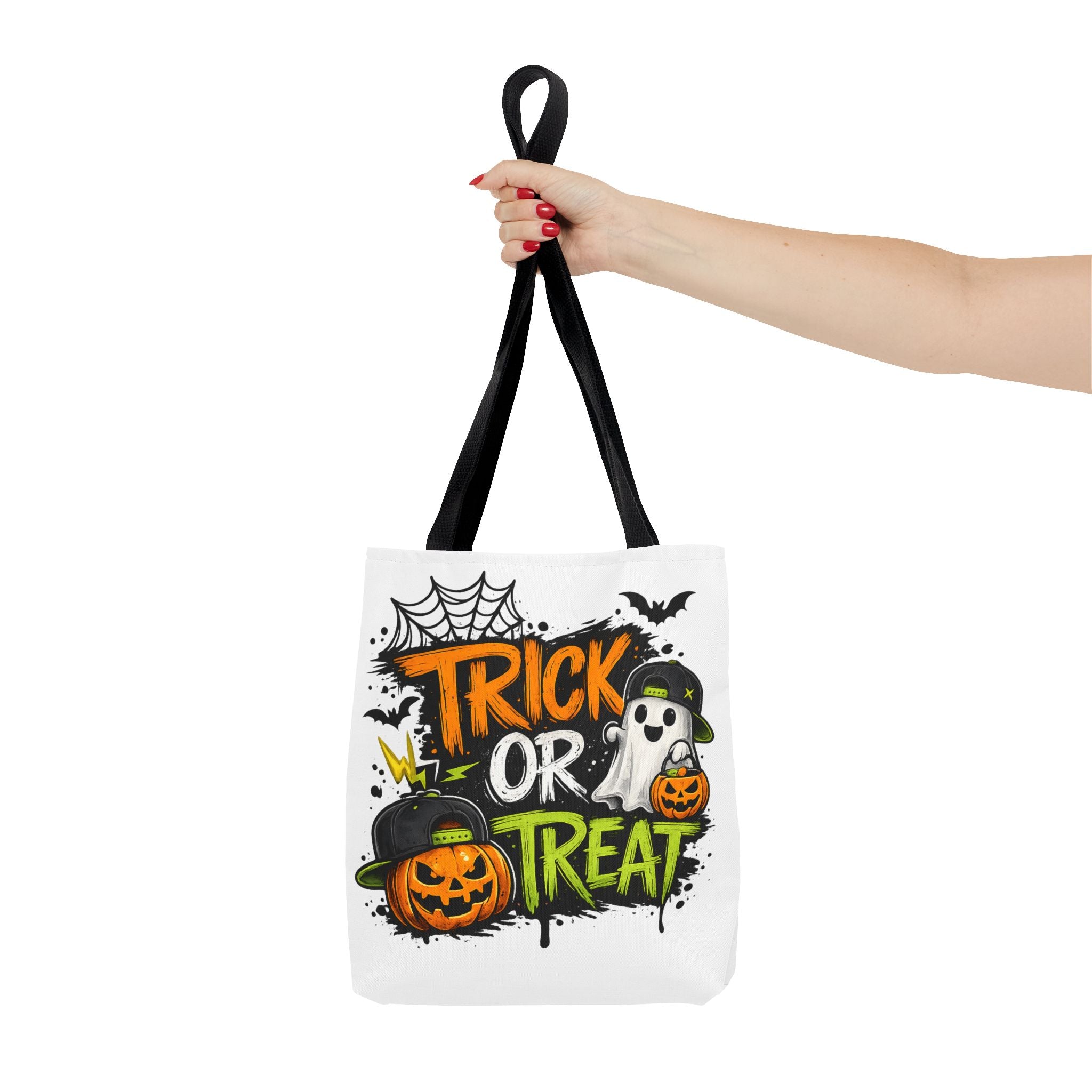 Boys Halloween Trick or Treat Tote Bag- with personalize name