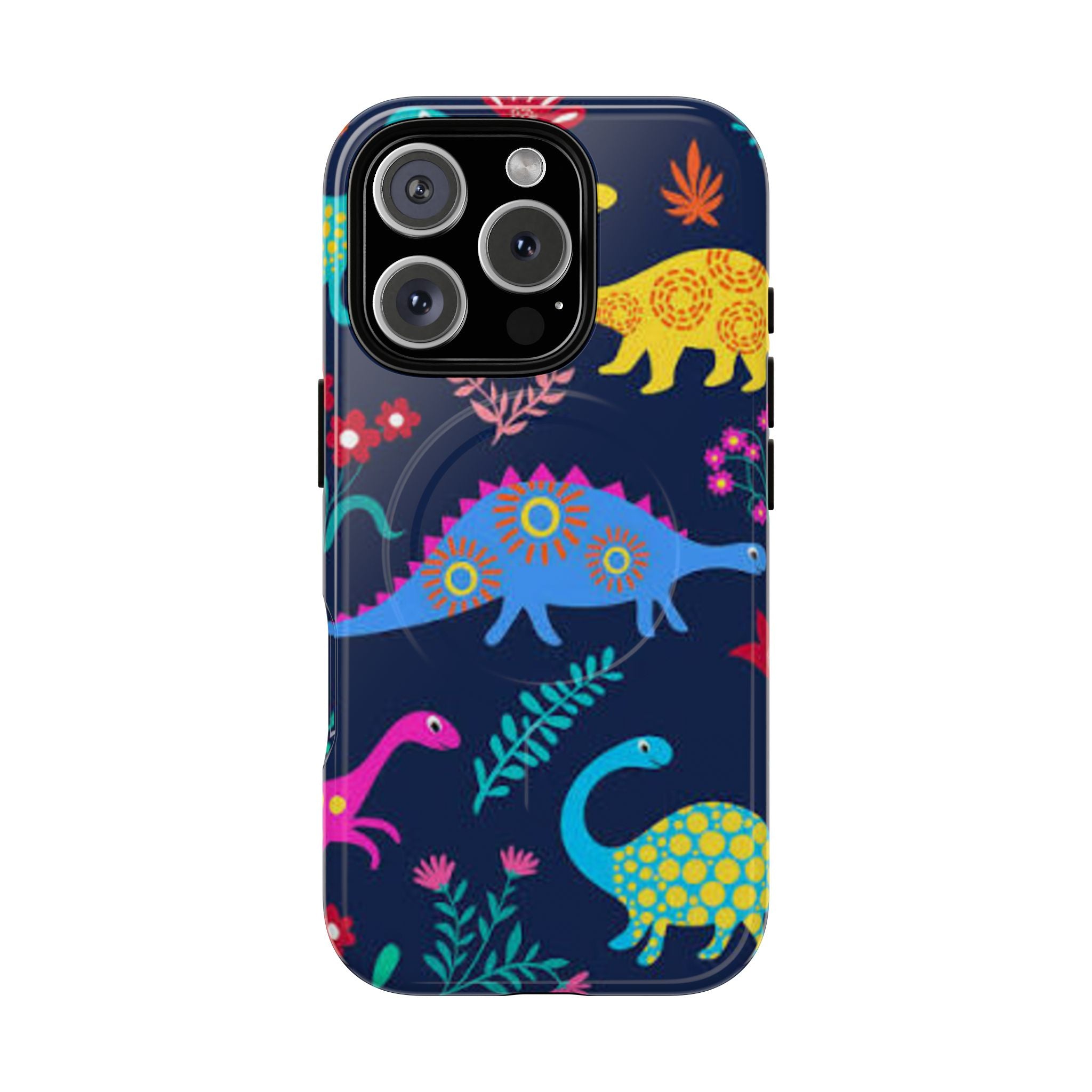 Dino Floral Tough Magnetic Phone Case
