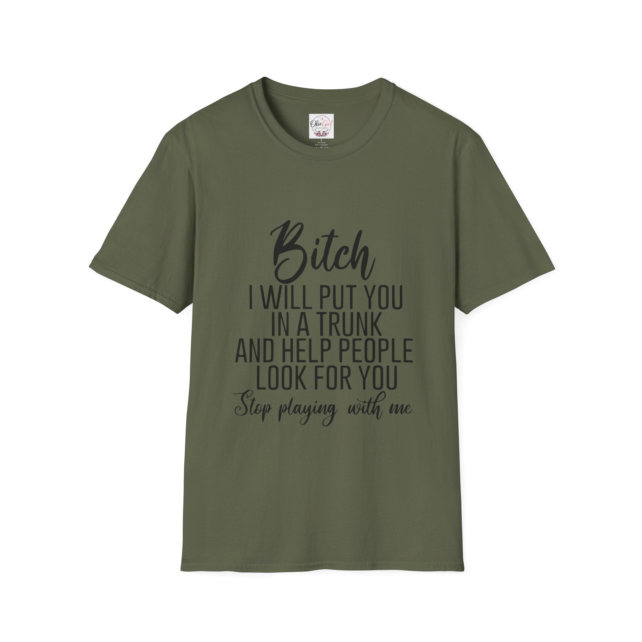 Hide you in the trunk shirt without anything on back