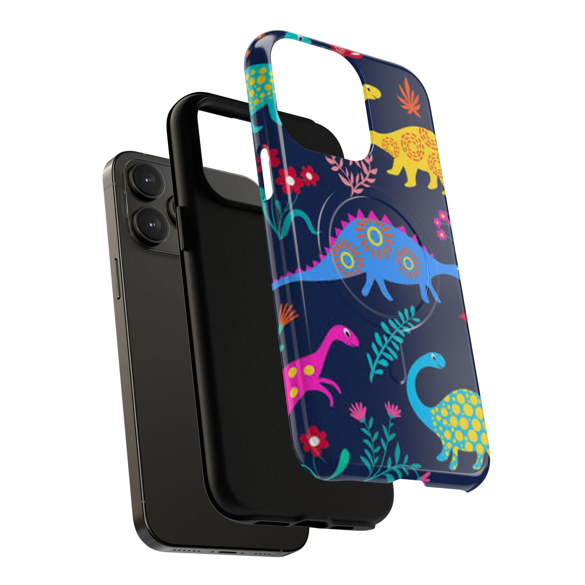 Dino Floral Tough Magnetic Phone Case
