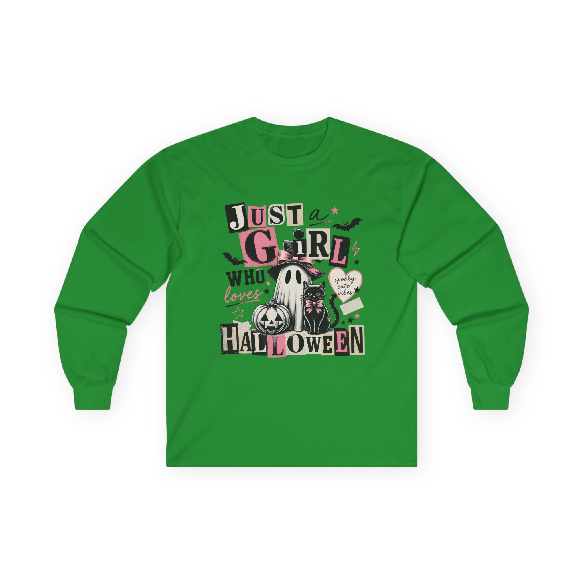 Just a Girl Who Loves Halloween Long Sleeve Tee