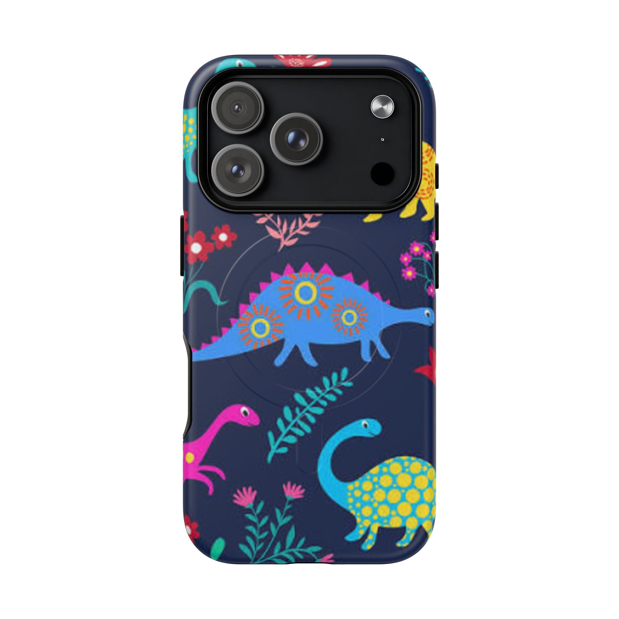 Dino Floral Tough Magnetic Phone Case