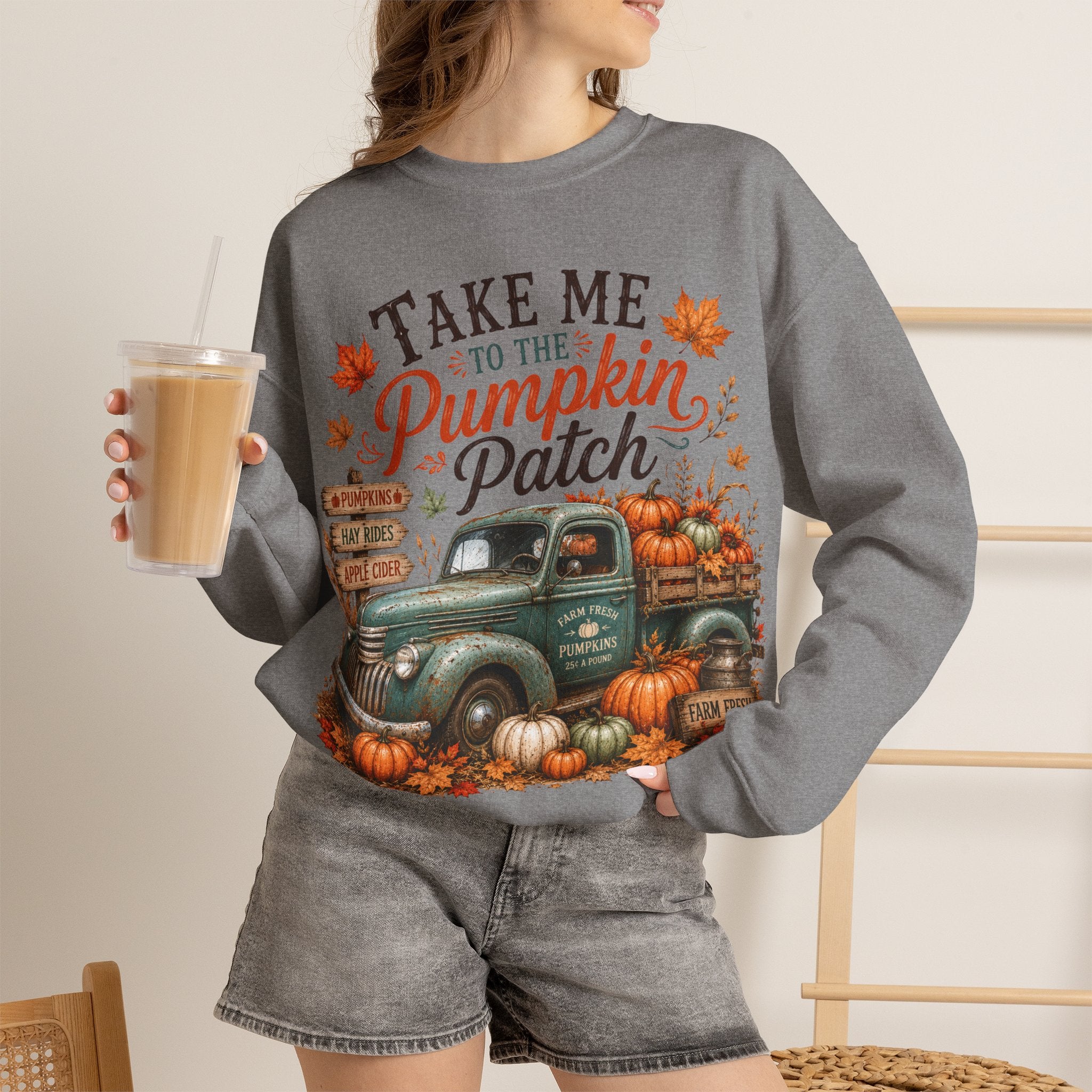 'Take Me to the Pumpkin Patch' Sweatshirt