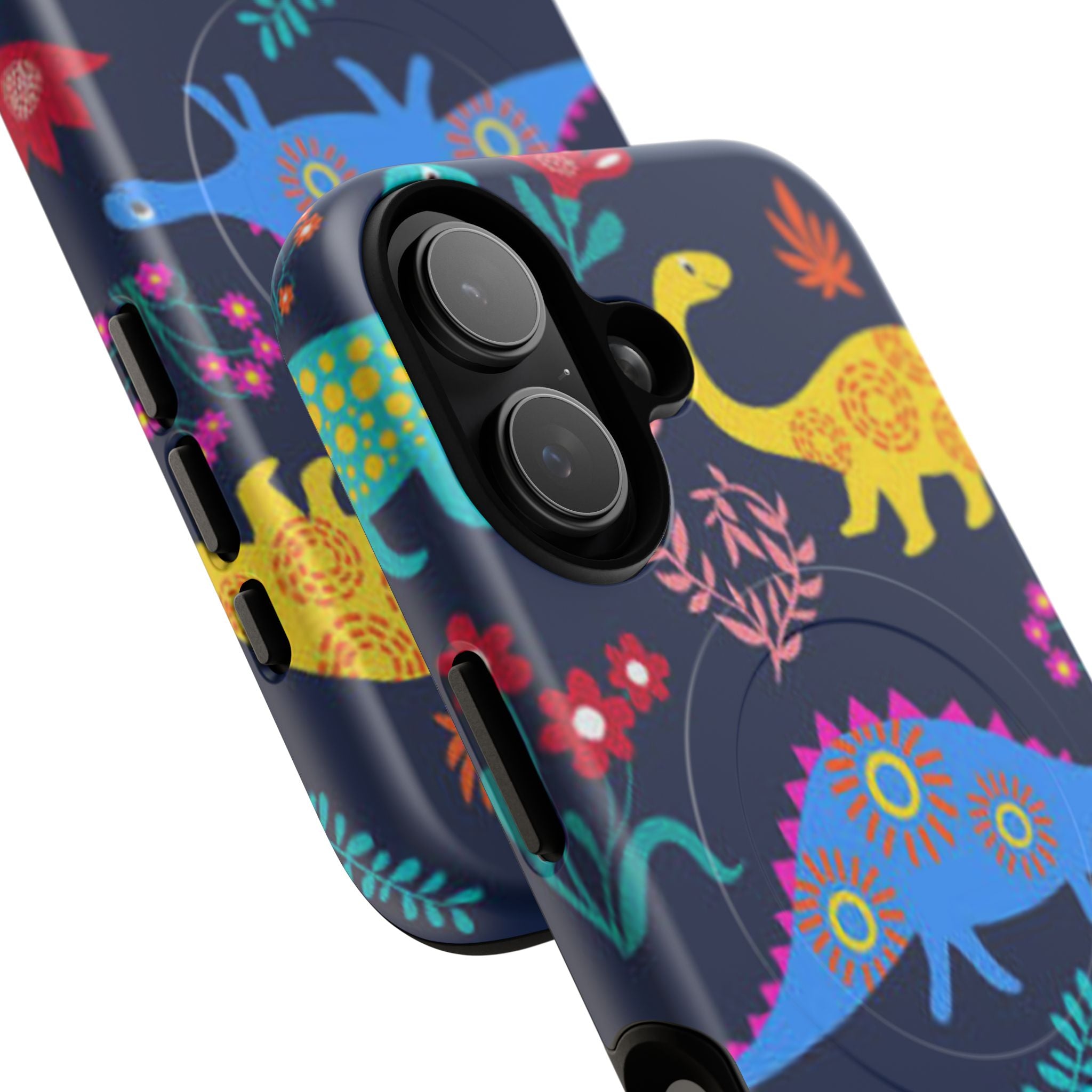 Dino Floral Tough Magnetic Phone Case
