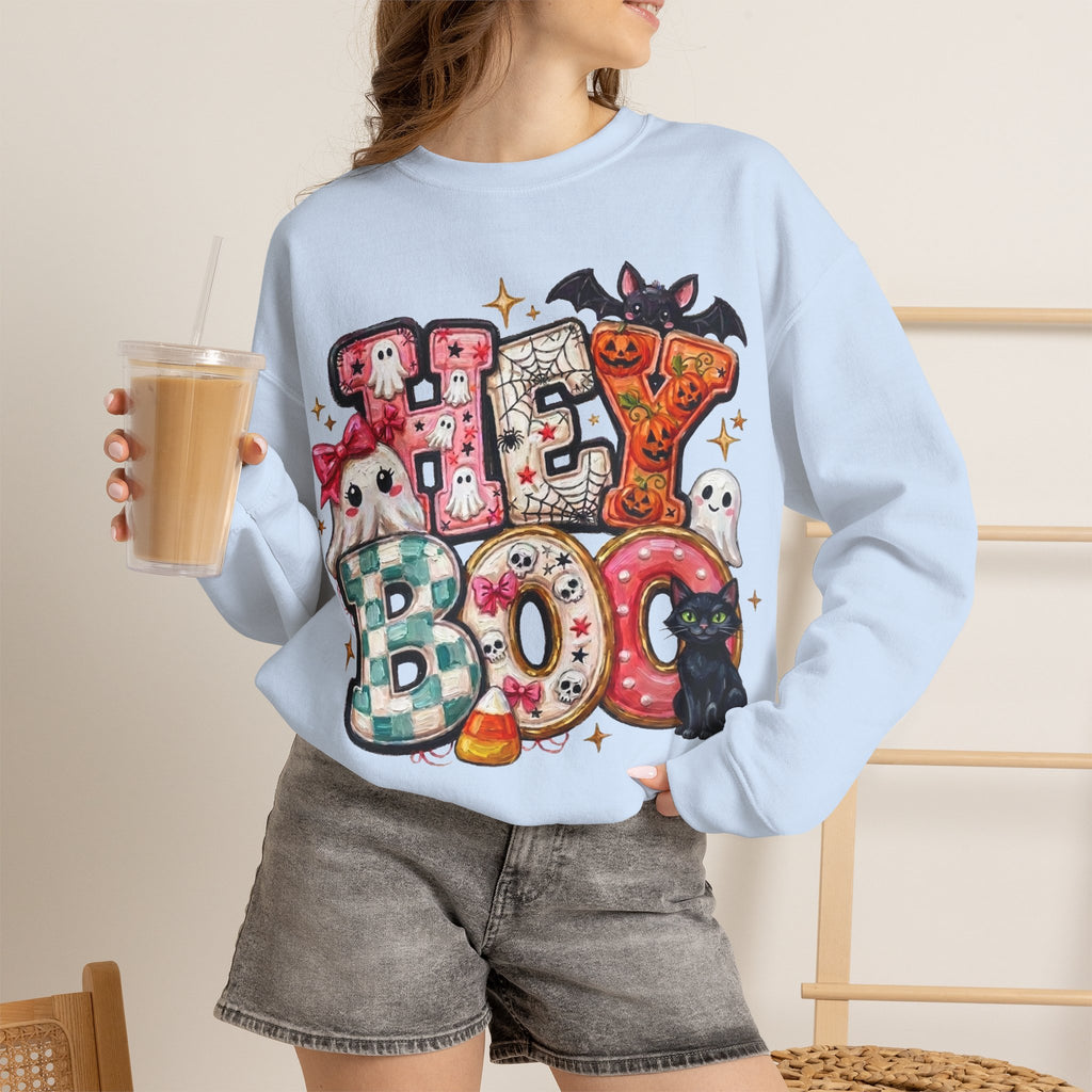 Halloween 'Hey Boo' Sweatshirt