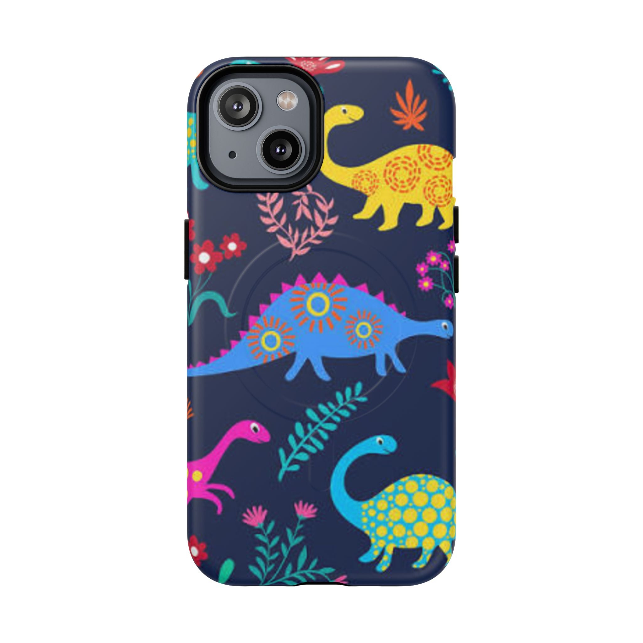 Dino Floral Tough Magnetic Phone Case