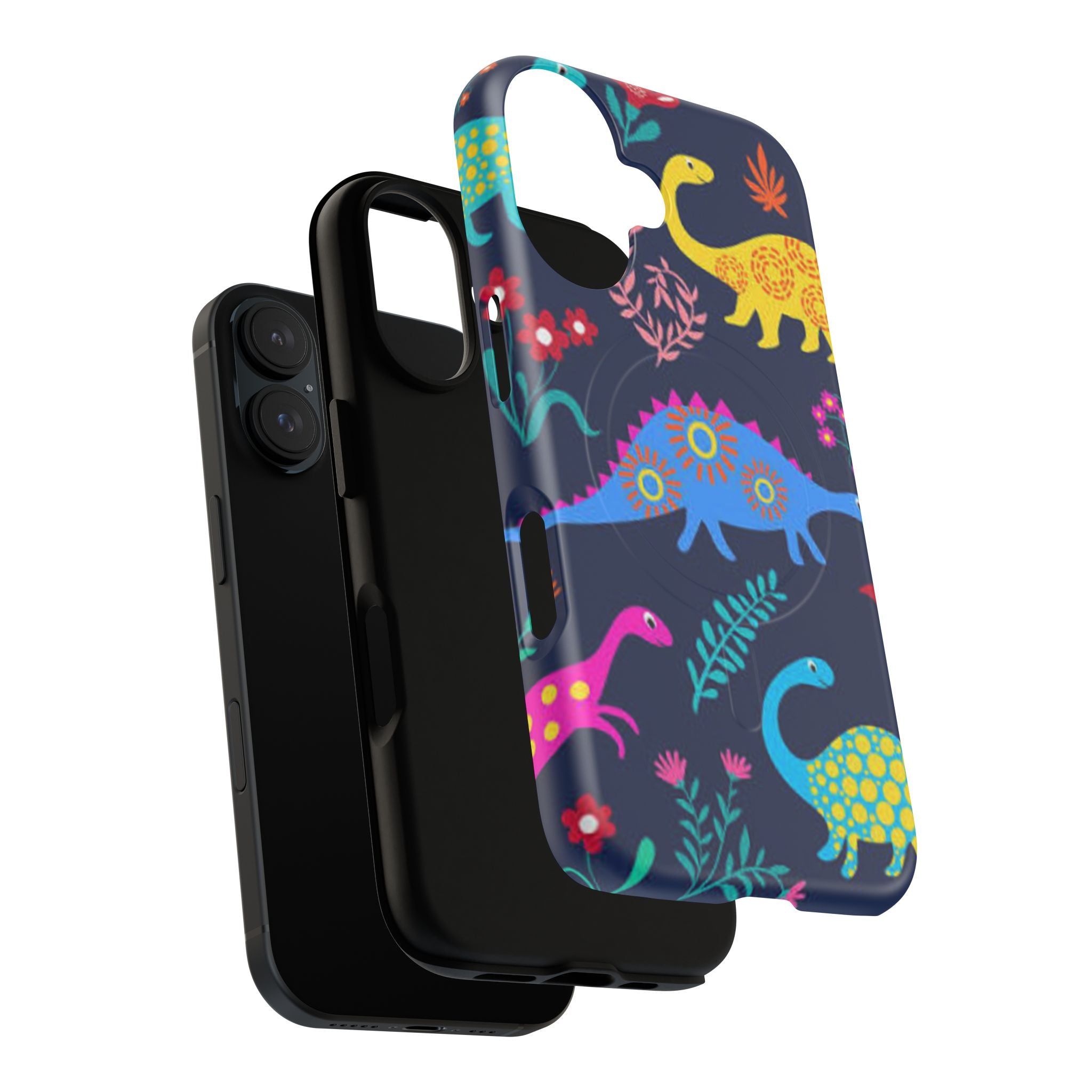 Dino Floral Tough Magnetic Phone Case