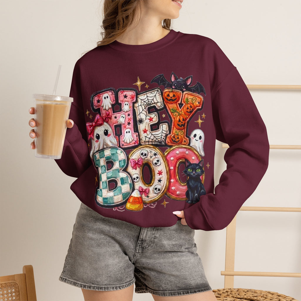Halloween 'Hey Boo' Sweatshirt