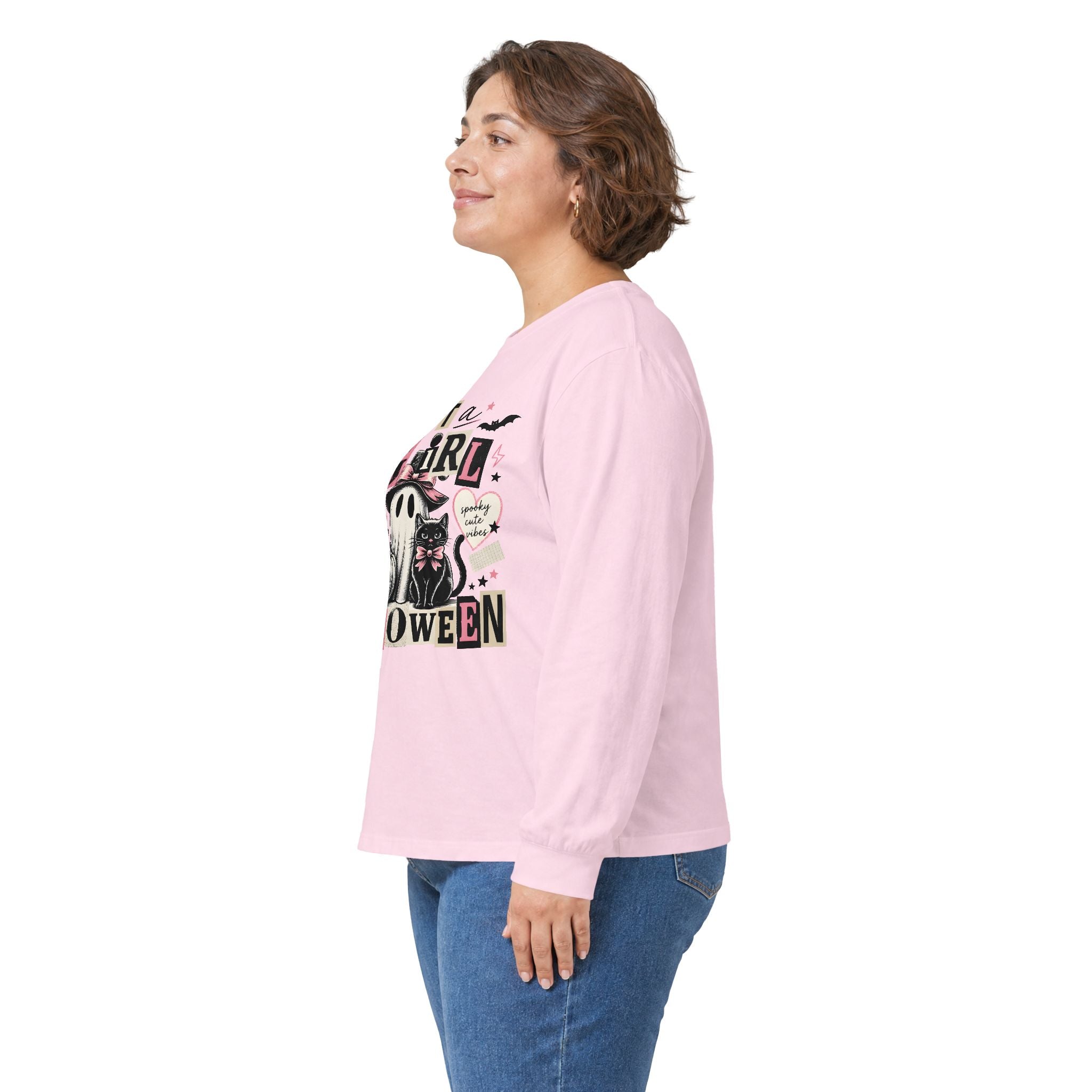 Just a Girl Who Loves Halloween Long Sleeve Tee