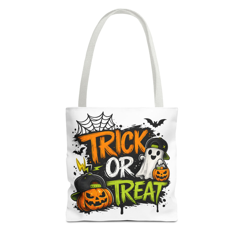 Boys Halloween Trick or Treat Tote Bag- with personalize name