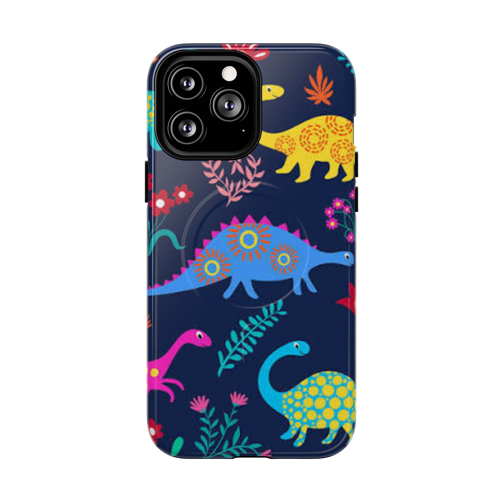 Dino Floral Tough Magnetic Phone Case