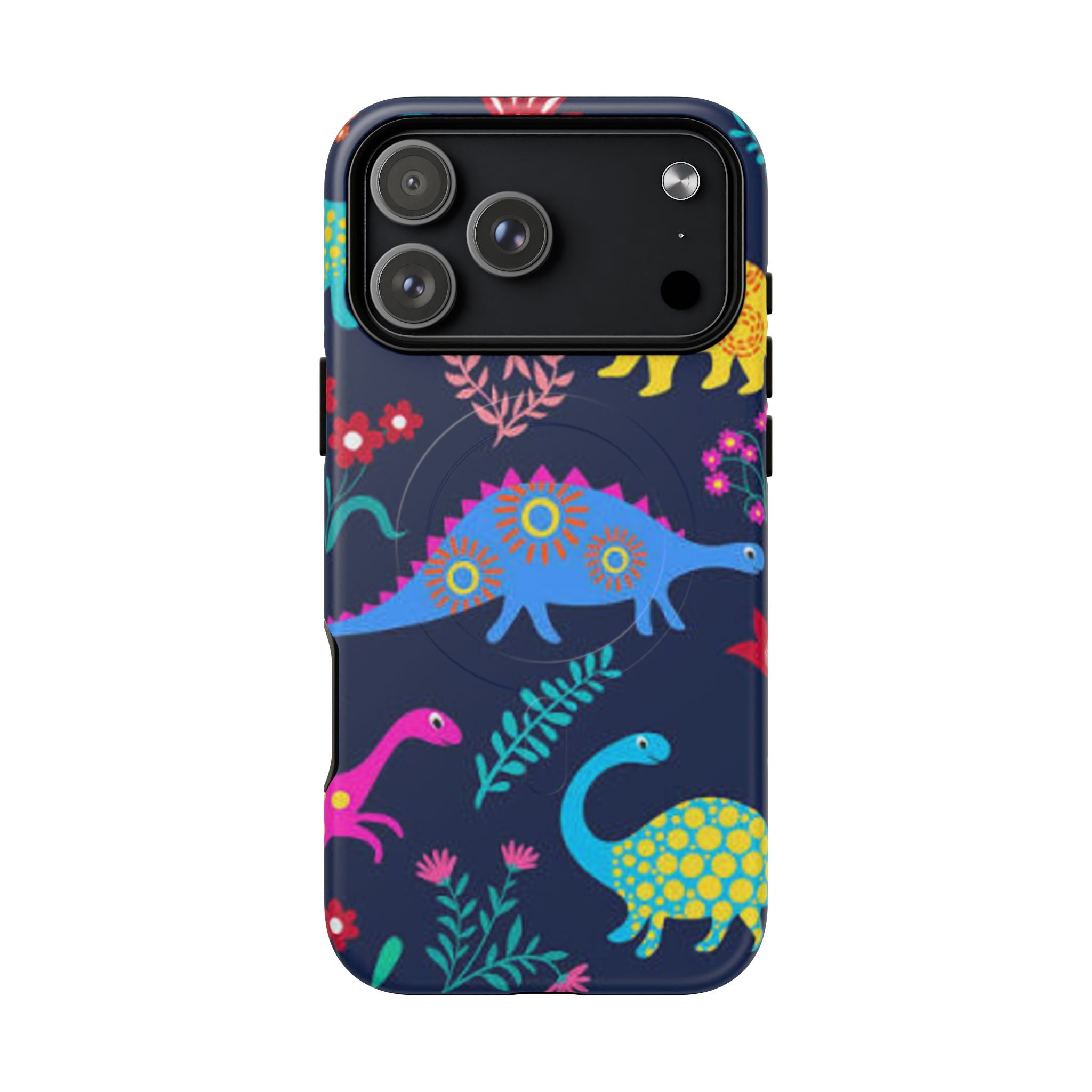 Dino Floral Tough Magnetic Phone Case