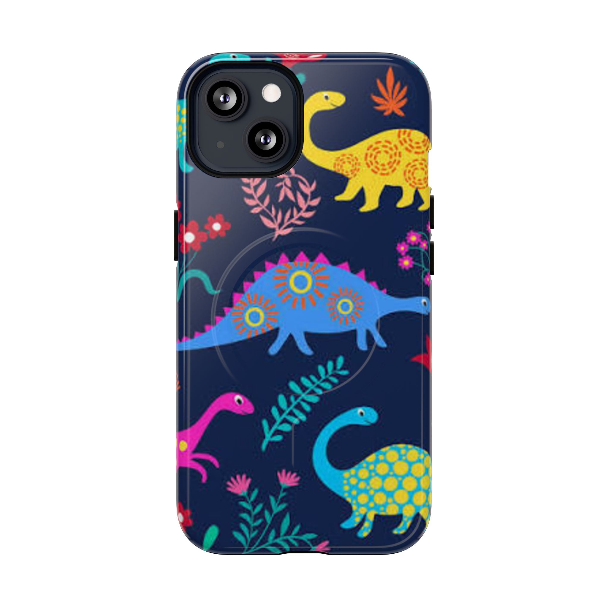 Dino Floral Tough Magnetic Phone Case