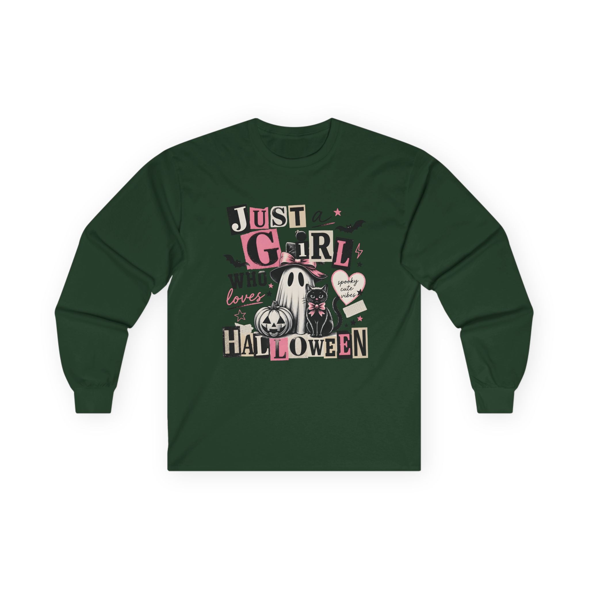 Just a Girl Who Loves Halloween Long Sleeve Tee