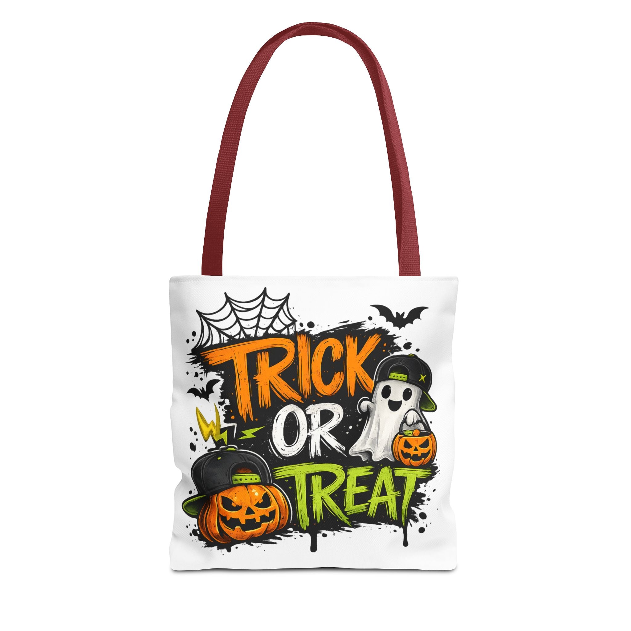 Boys Halloween Trick or Treat Tote Bag- with personalize name