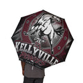 Foldable Umbrella — Vintage Wrestling Graphic Semi‑Automatic Compact Umbrella